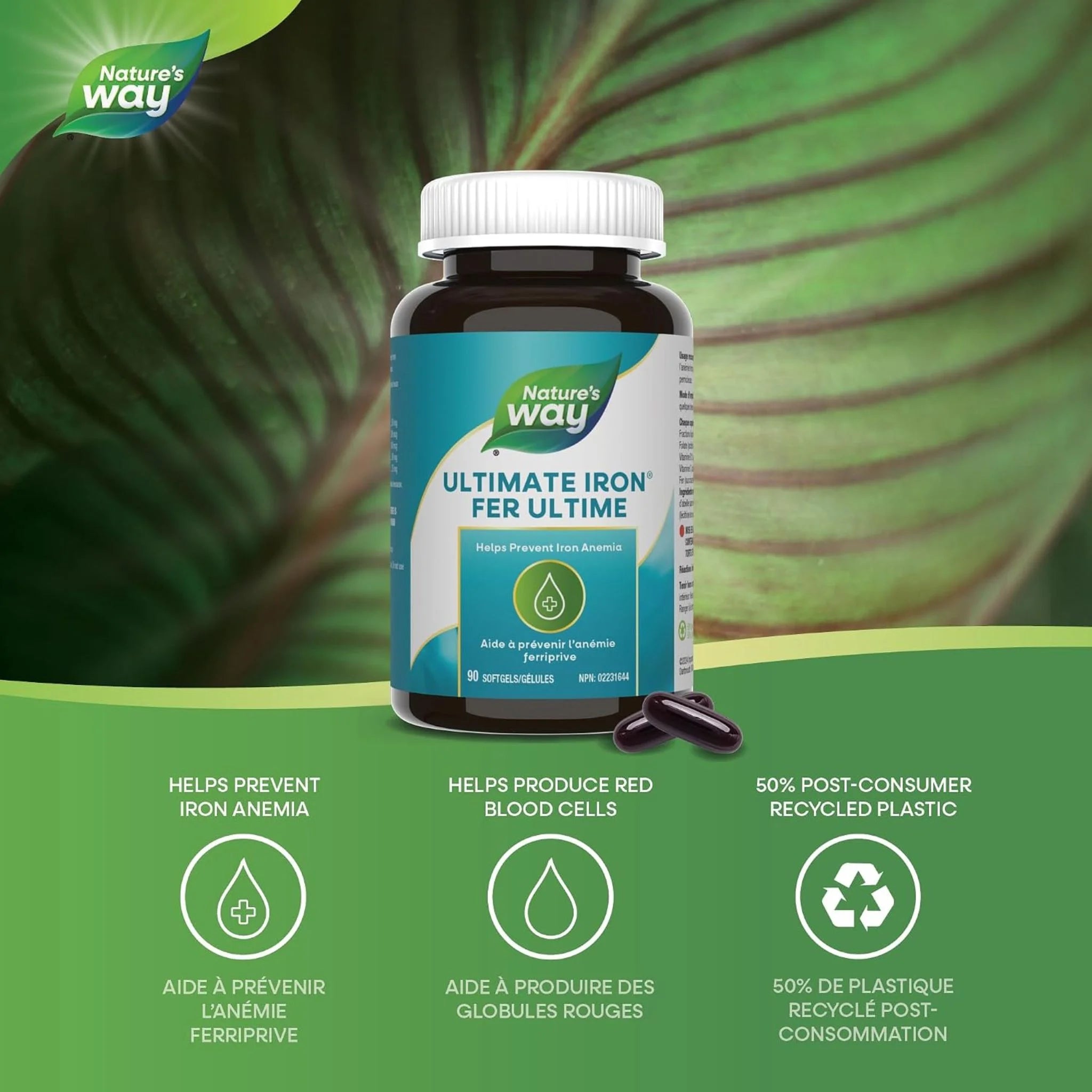 Nature's Way Ultimate Iron Complex 90 Softgels