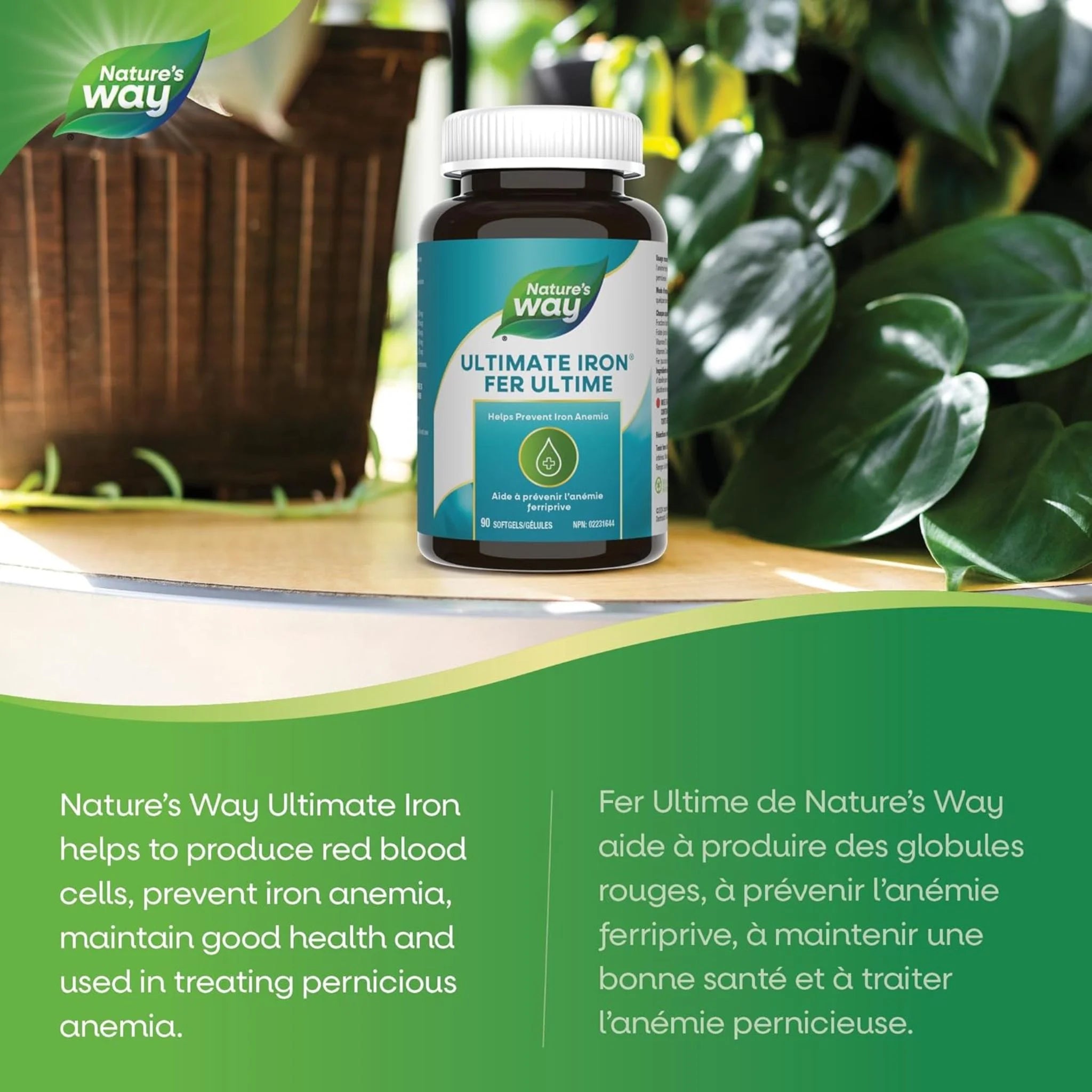 Nature's Way Ultimate Iron Complex 90 Softgels