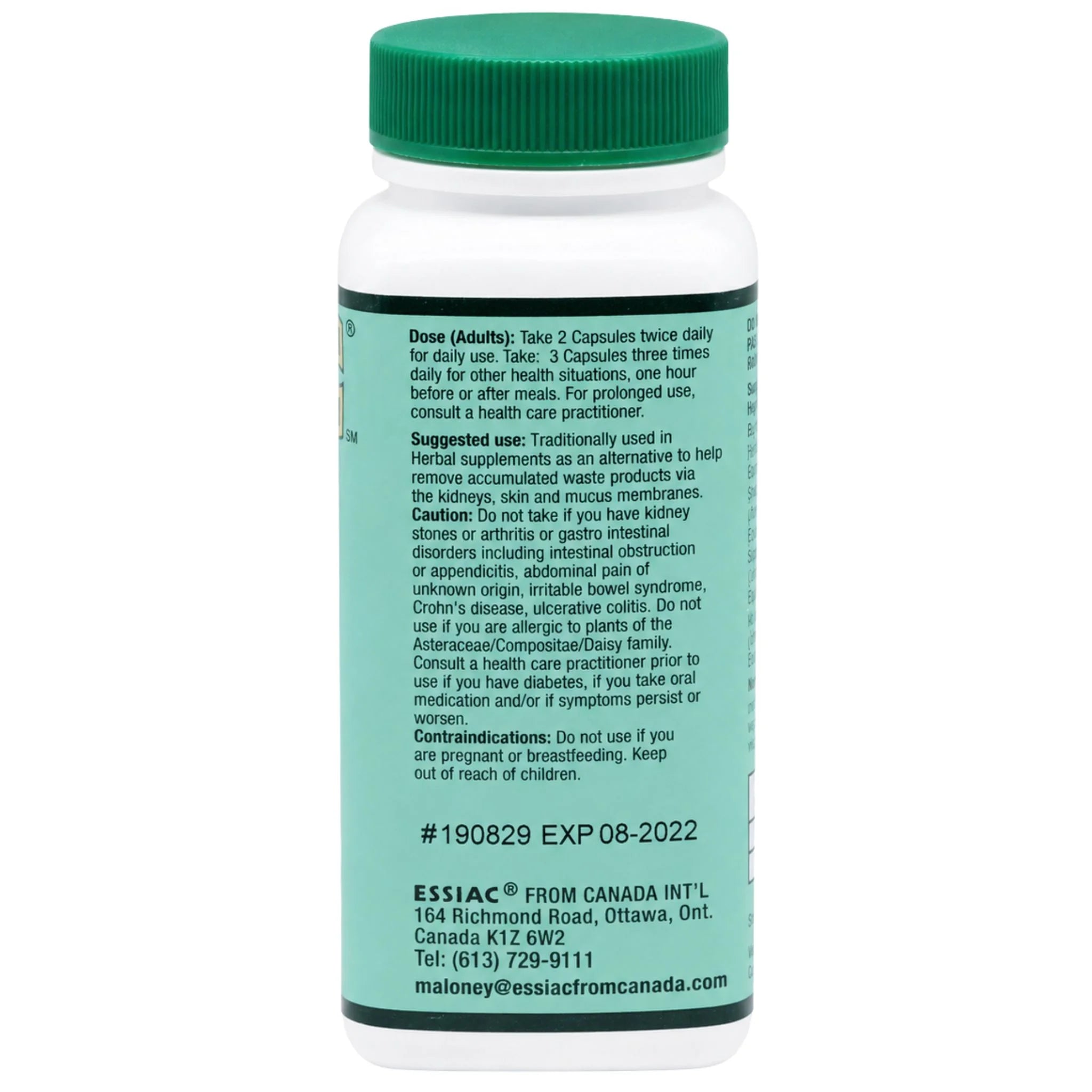 Essiac Traditional Herbal Medicine 60 Capsules