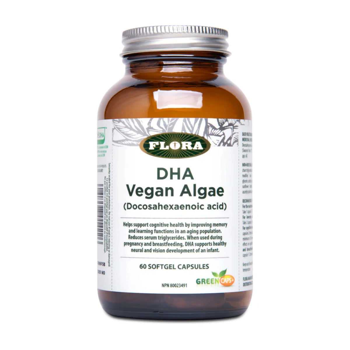 Flora DHA Vegetarian Algae 60c