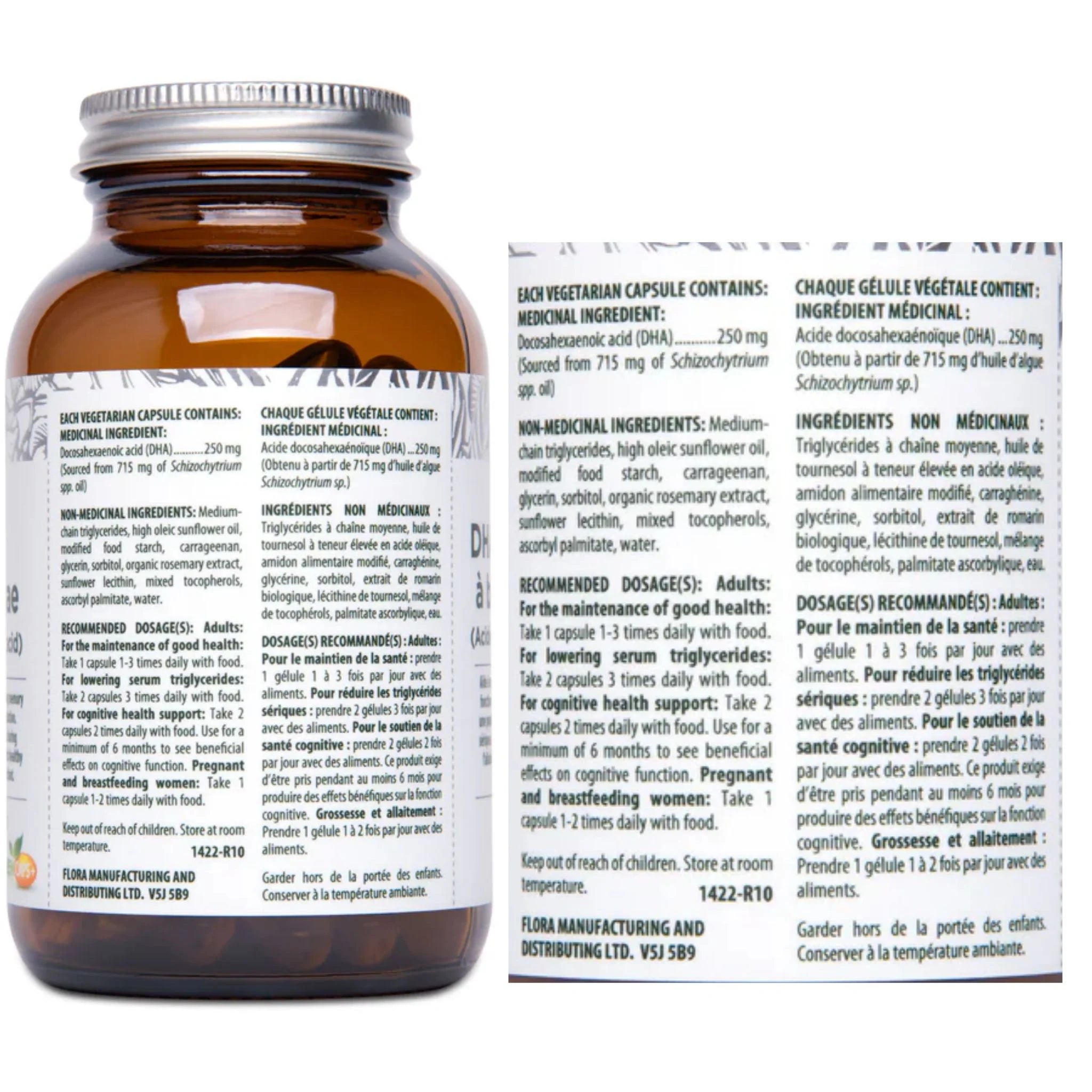Flora DHA Vegetarian Algae 60c