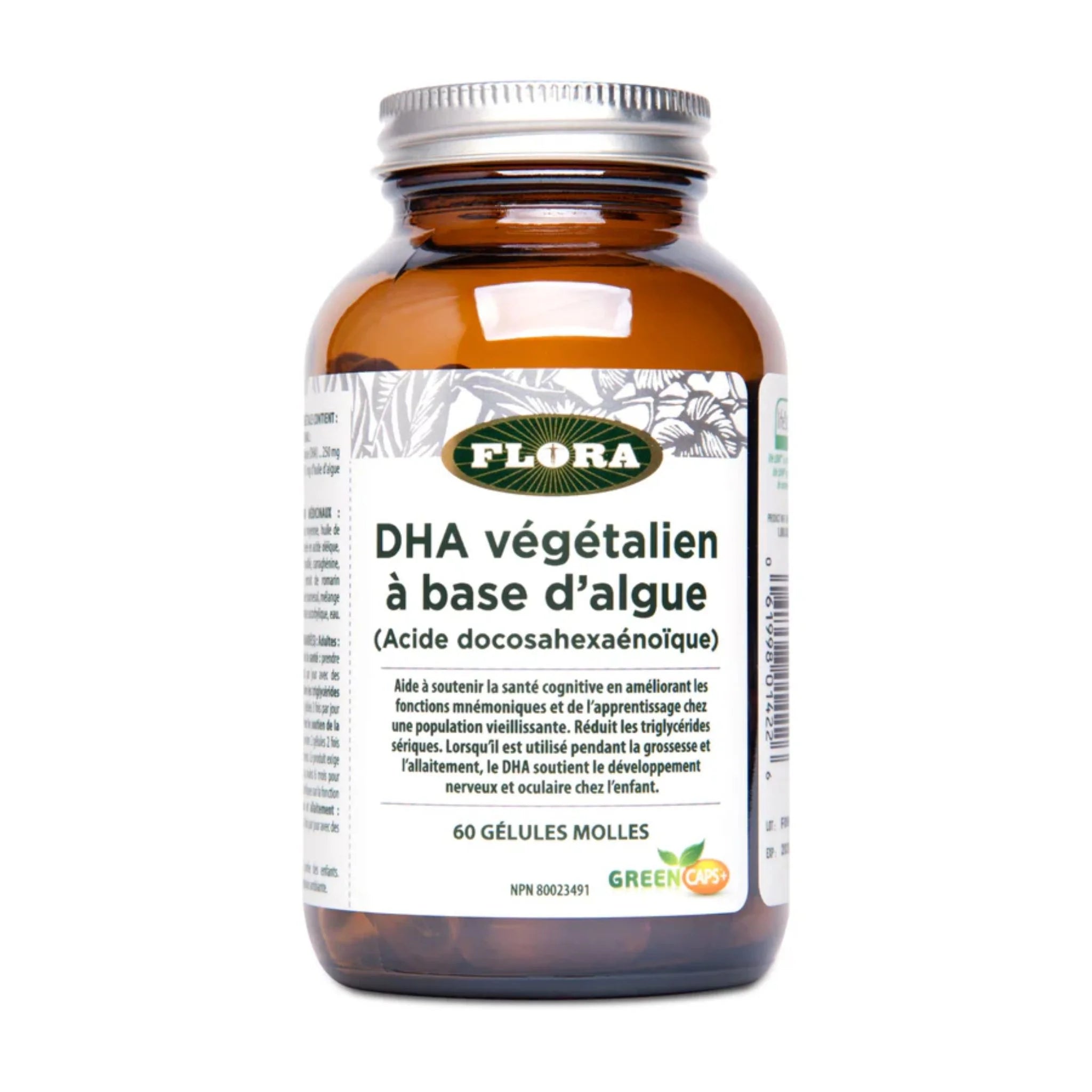 Flora DHA Vegetarian Algae 60c