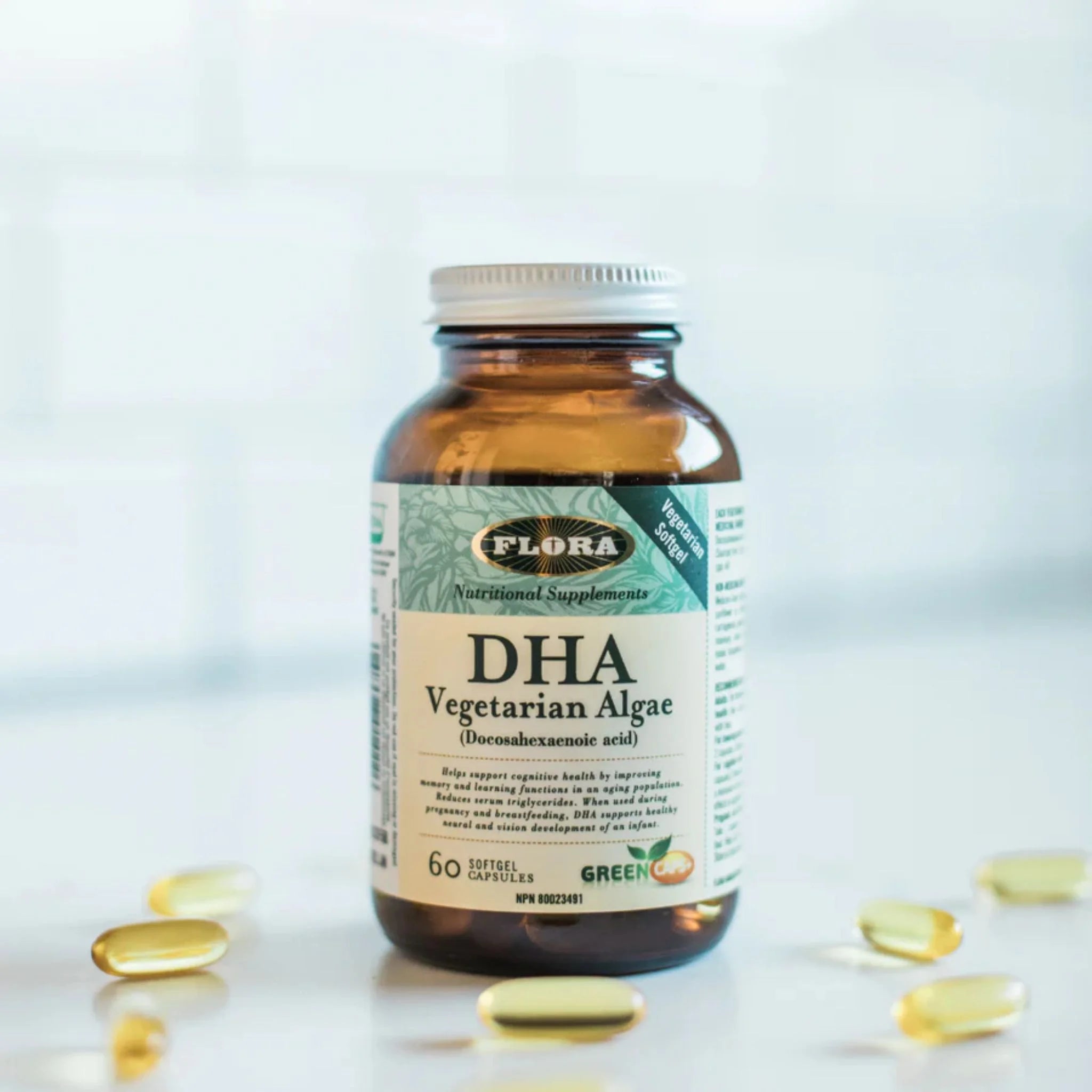 Flora DHA Vegetarian Algae 60c