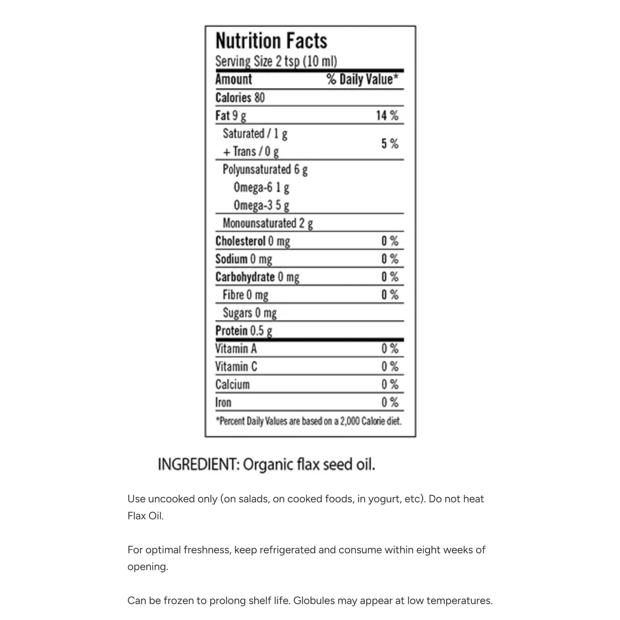 Flora Flax Oil GMO-free 941 ml