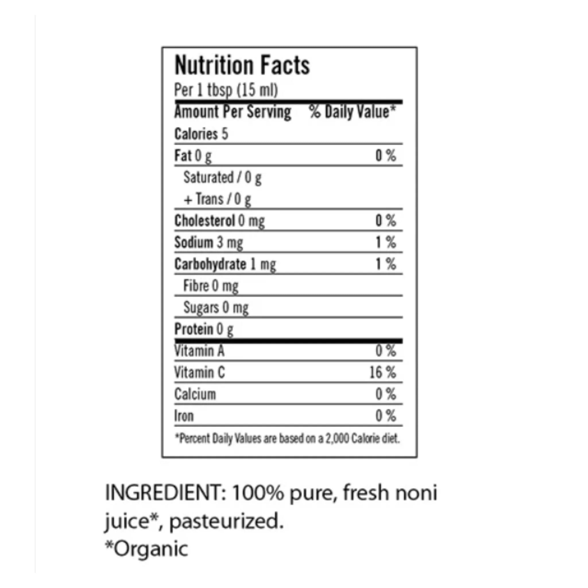 Flora Organic Fresh Hawaiian Noni Juice 500ml