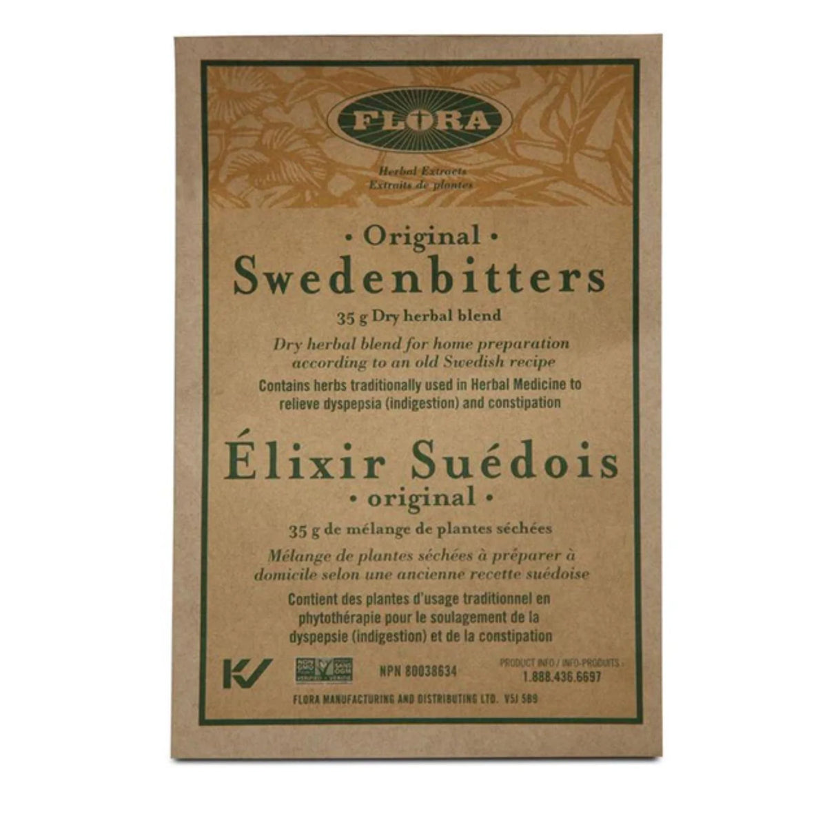 Flora Swedenbitters Dry Herbs 35g