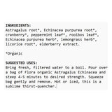 Flora Astragalus Echinacea Tea 16 Bags - Naturally Caffeine-Free, Creates Daily Cup of Tea With Smooth, Complex Flavour