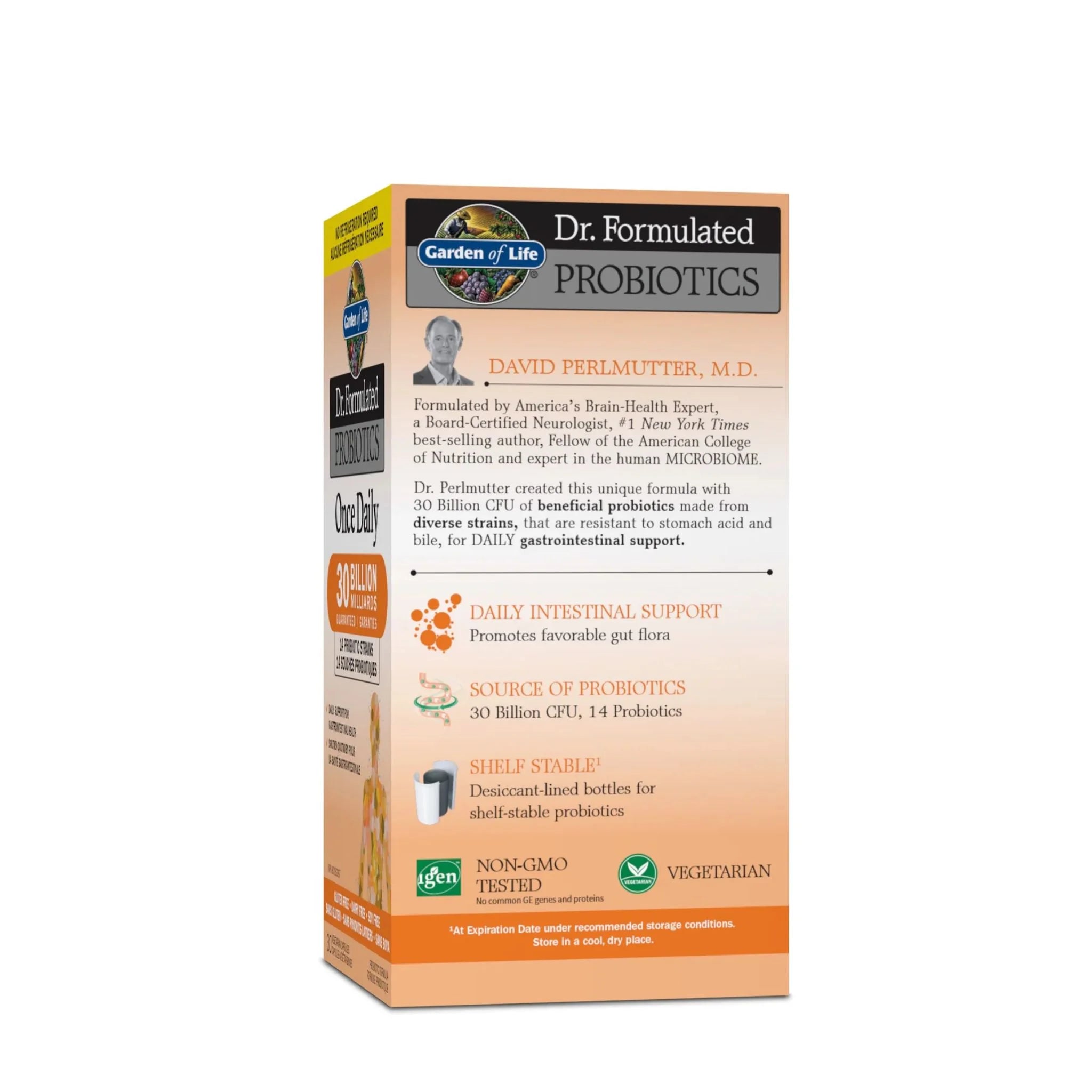 Garden of Life Dr. Formulated Probiotics Once Daily 30Billion 30 Veg-Caps