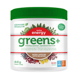 Genuine Health Greens+ ExtraEnergy Cappuccino 441g - Nature's Source Inc