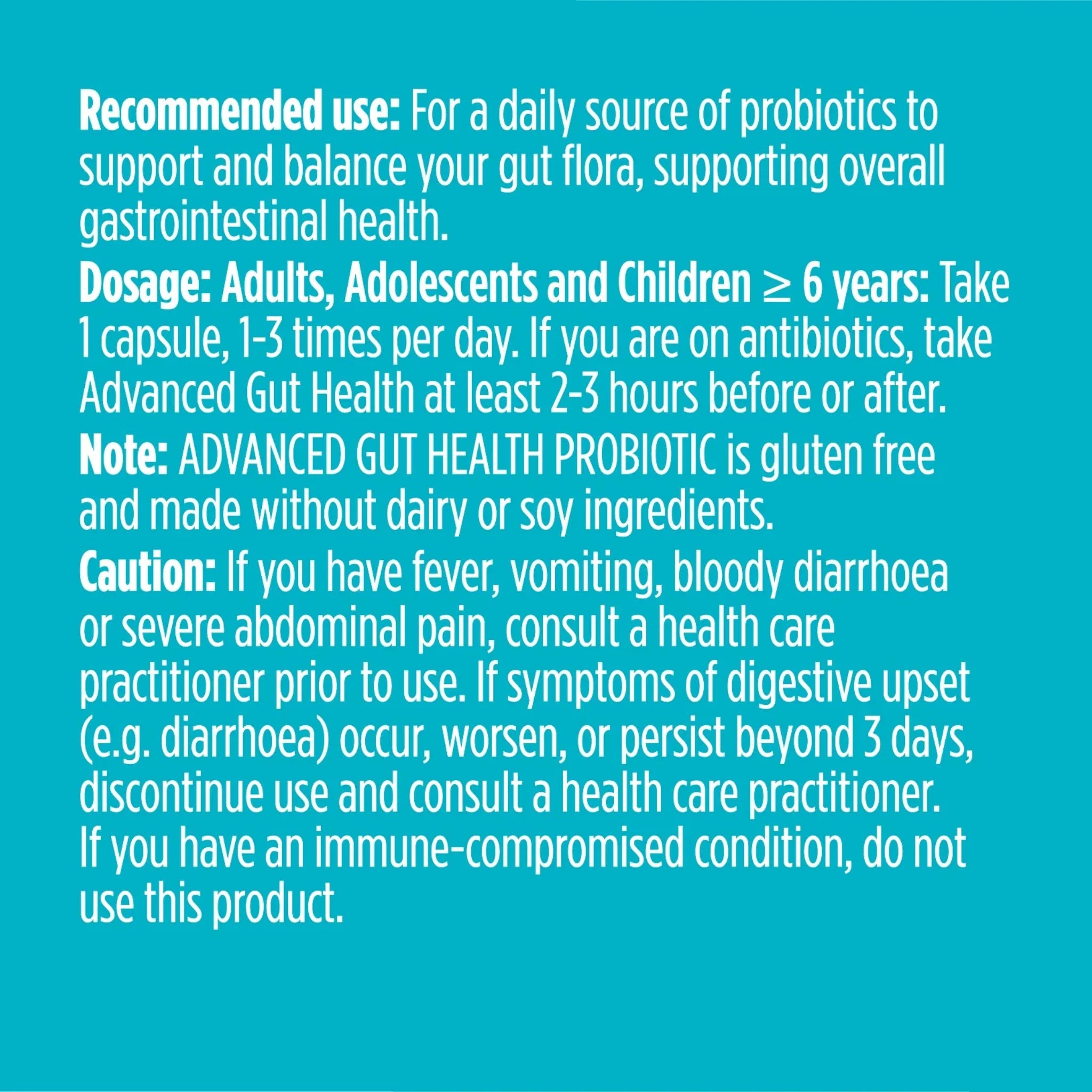 Genuine Health Advanced Gut Probiotics 15 Billion 30vc