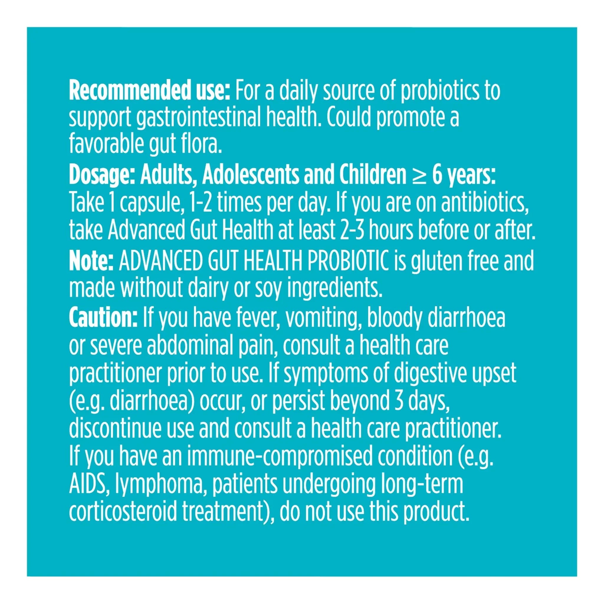 Genuine Health Advanced Gut Probiotics 50 Billion 30 Vegan Capsules