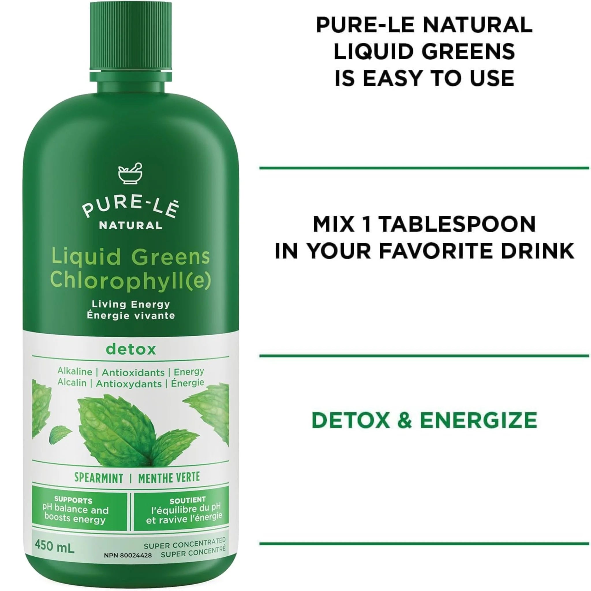 Pure-Le Chlorophyll Mint 450ml