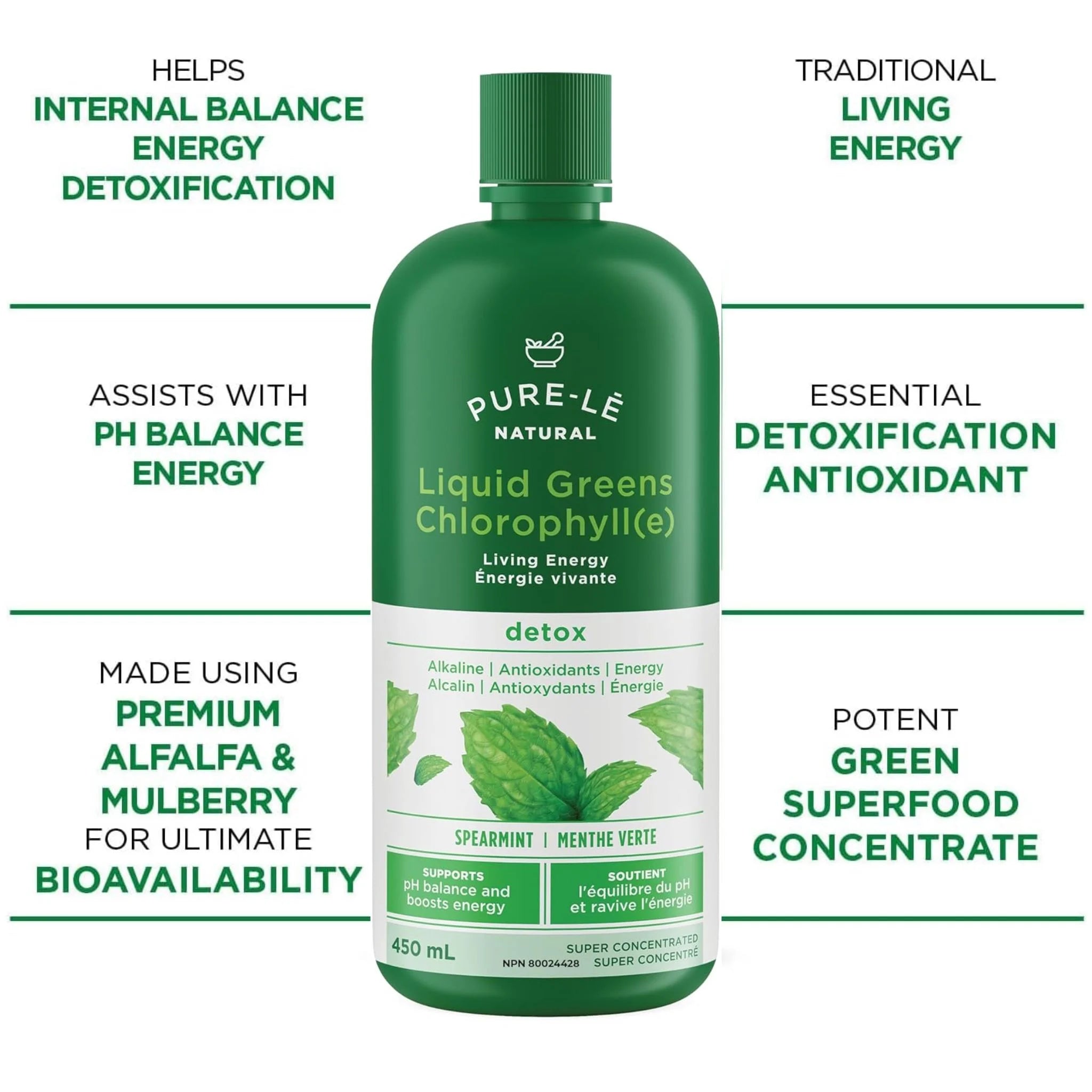 Pure-Le Chlorophyll Mint 450ml