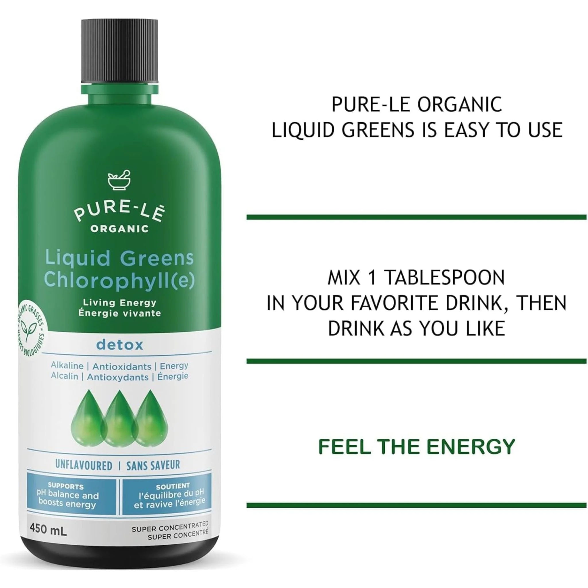 Pure-Le Chlorophyll Unflavoured 450ml