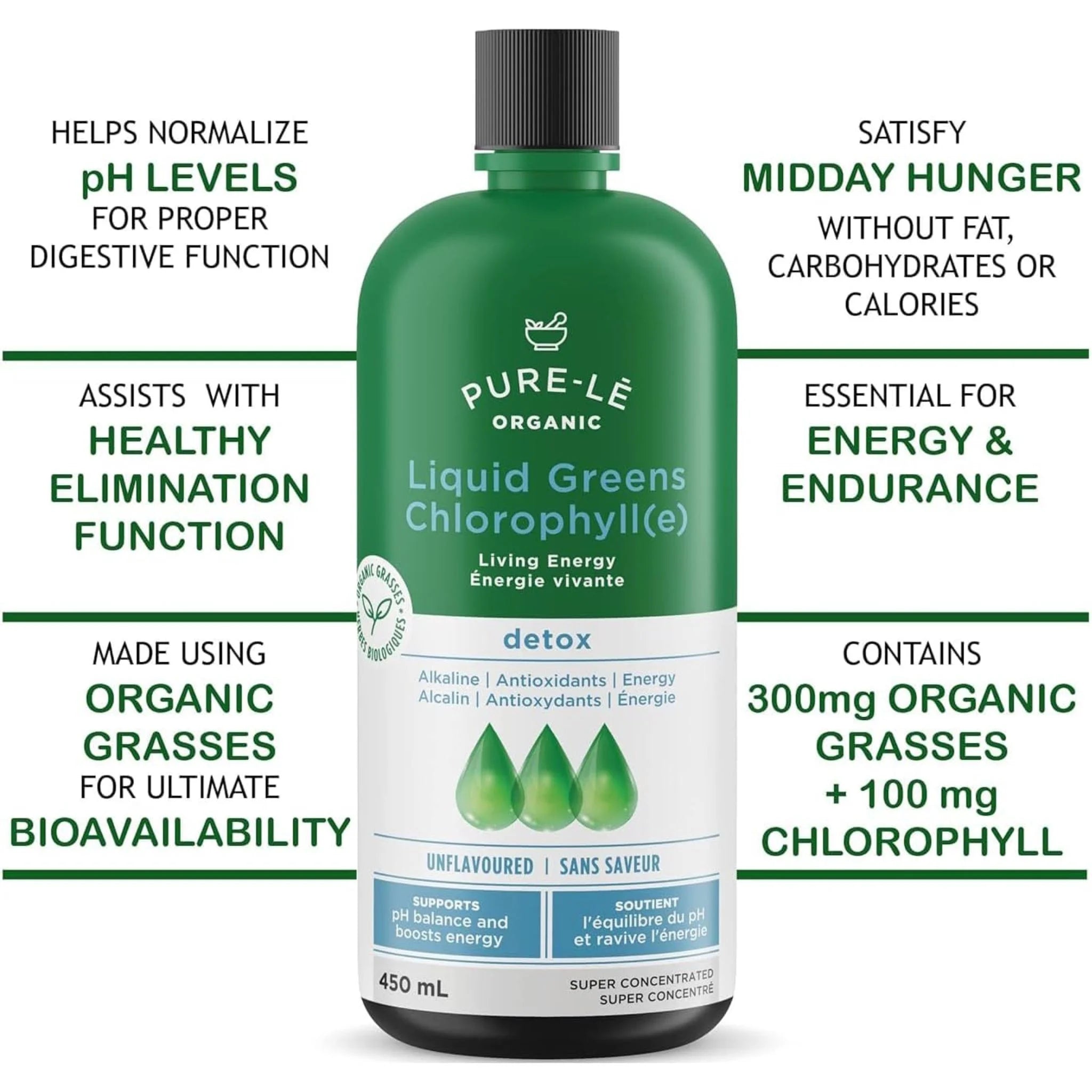 Pure-Le Chlorophyll Unflavoured 450ml