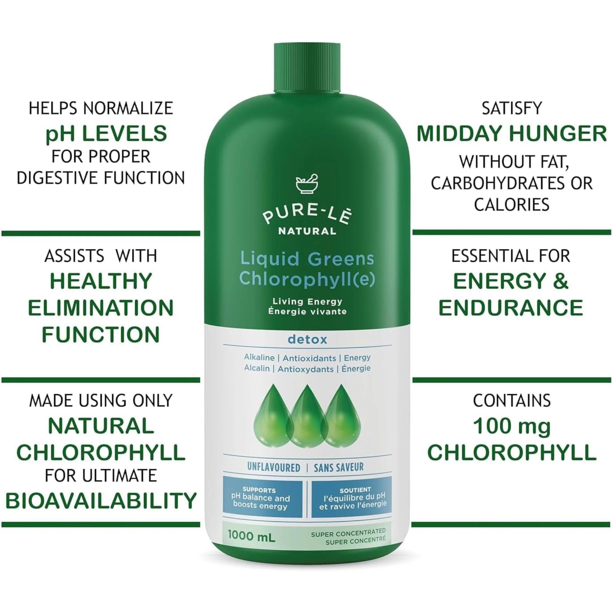 Pure-Le Chlorophyll Unflavoured 1L