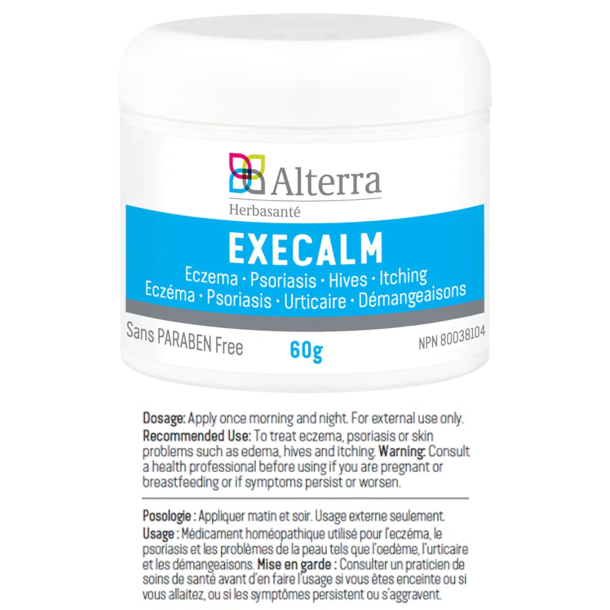 Herbasante Execalm (Eczema) Cream 60g