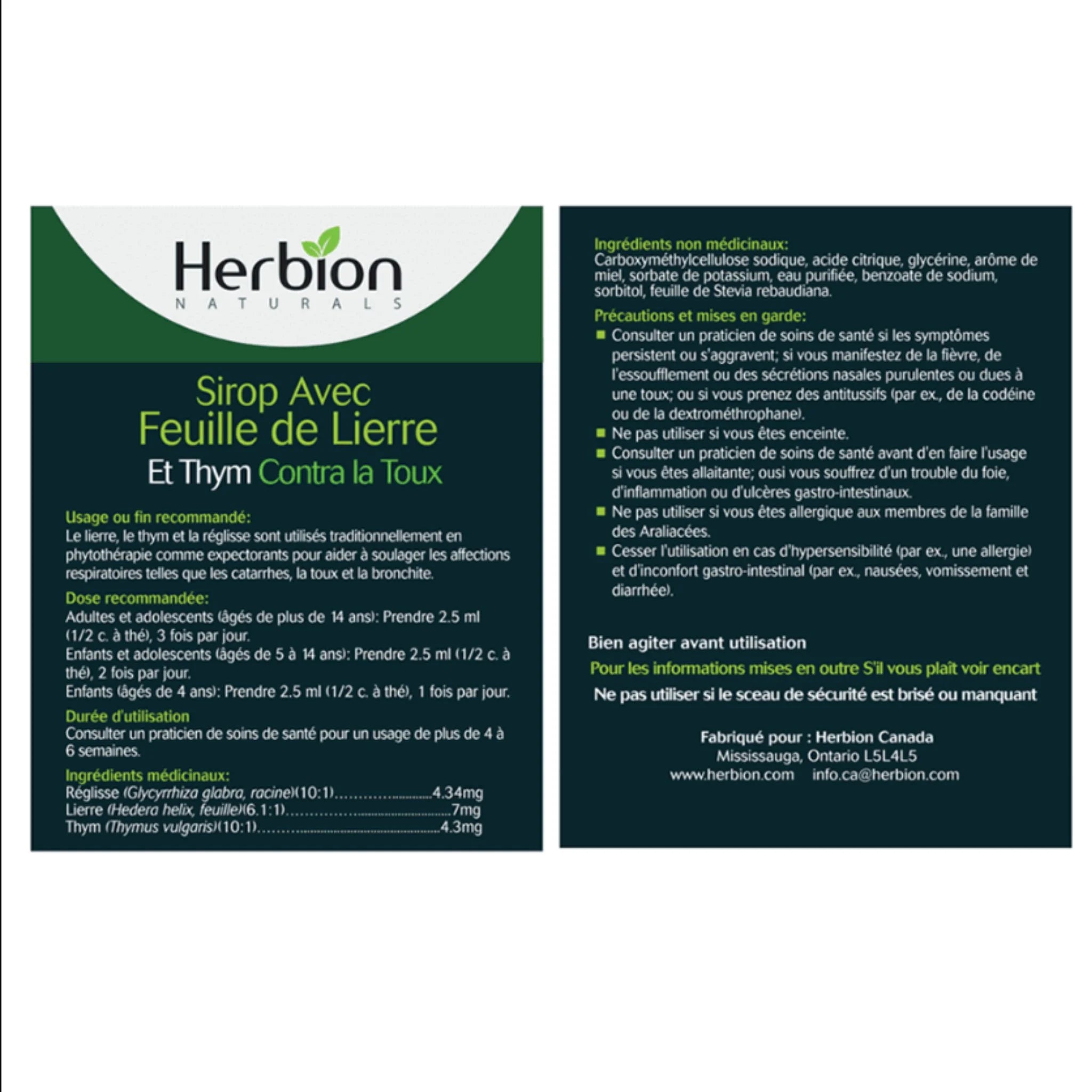 Herbion Herbion Ivy Leaf Cough Syrup 150ml