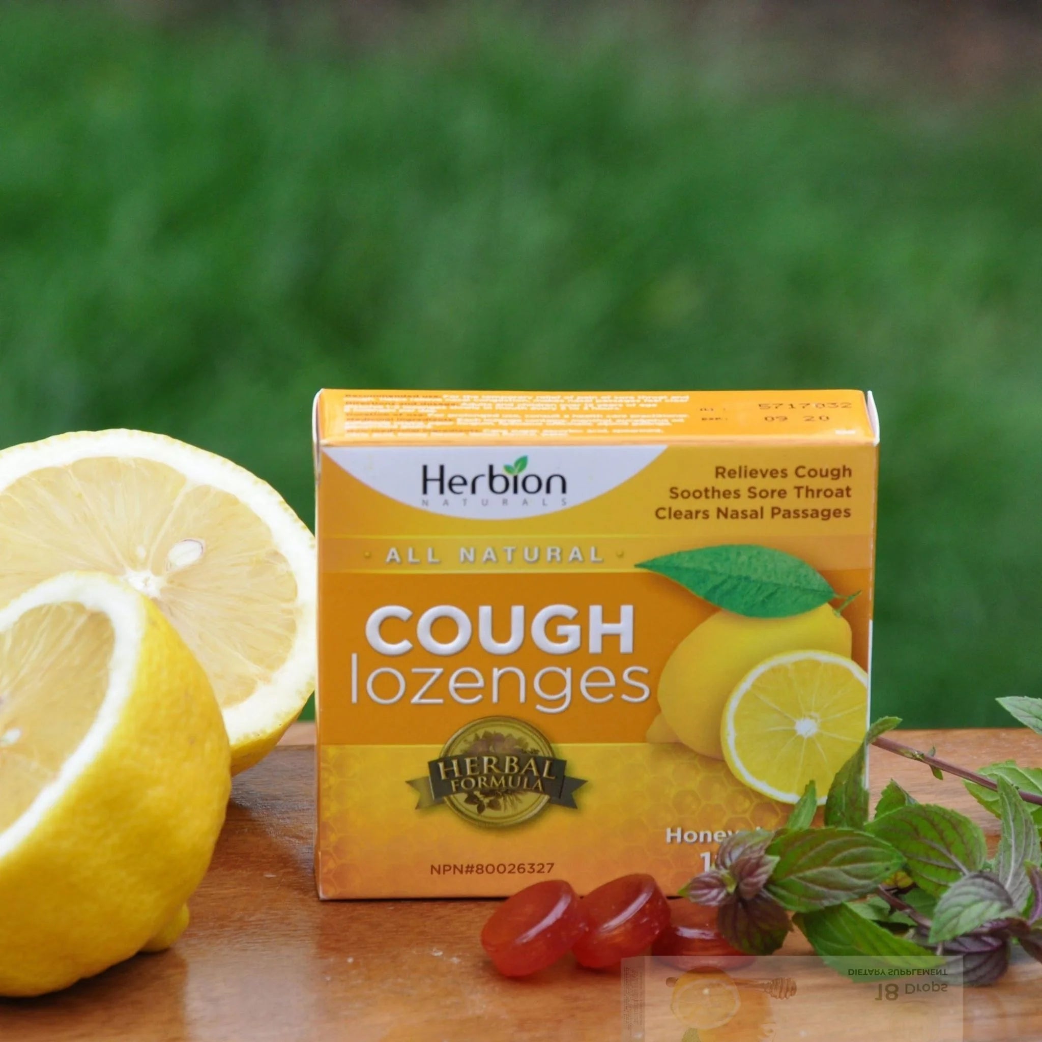 Herbion Honey Lemon Cough Lozenges 18 loz