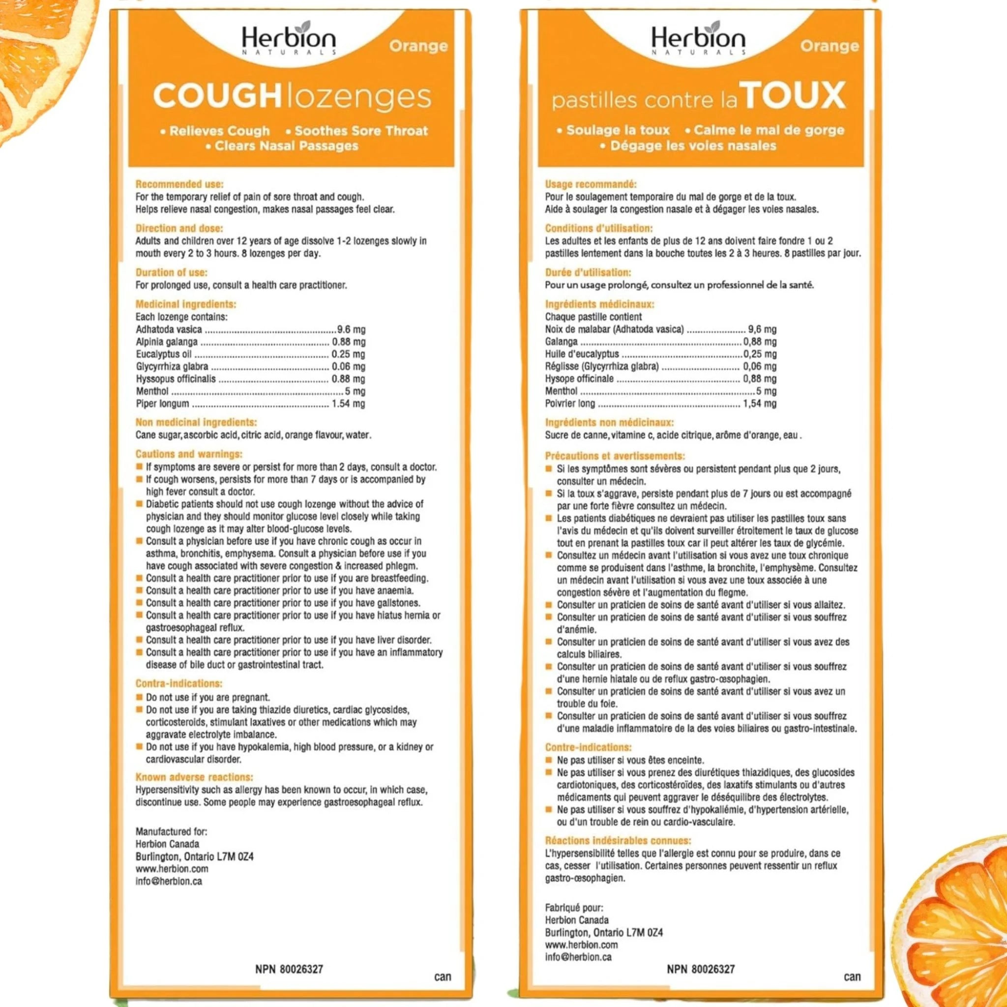 Herbion Orange Cough 18 loz