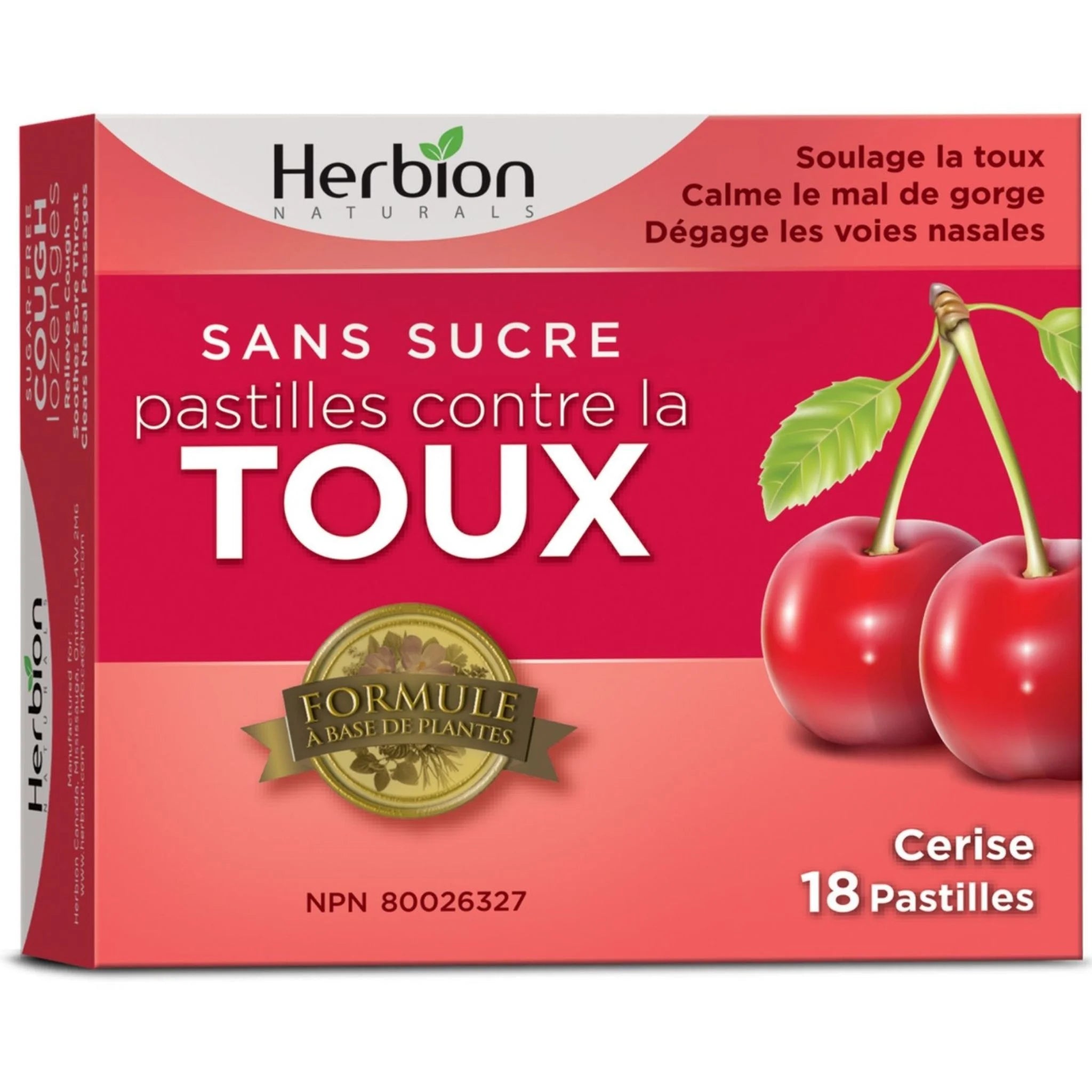 Herbion Sugar Free Cherry Cough 18 loz