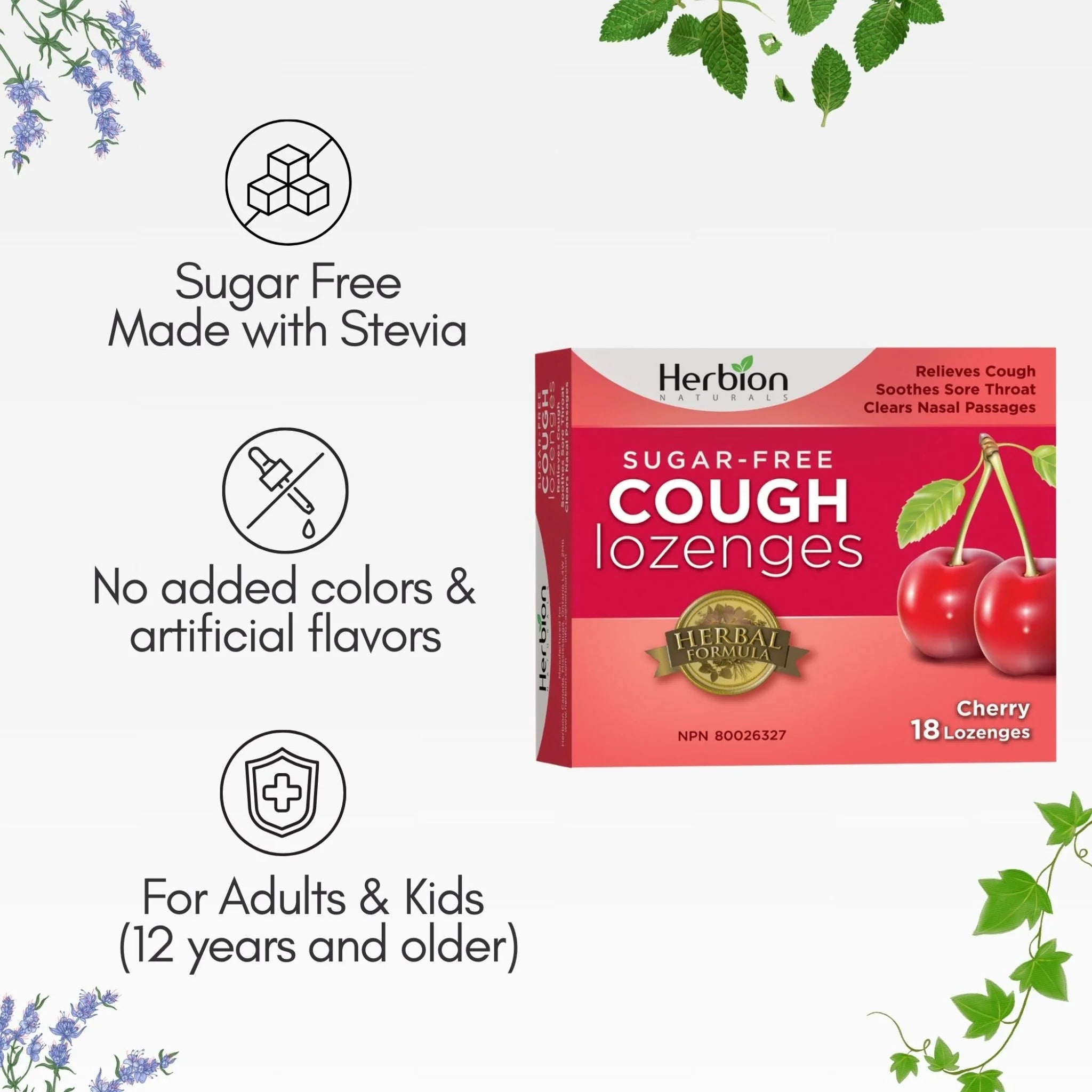 Herbion Sugar Free Cherry Cough 18 loz
