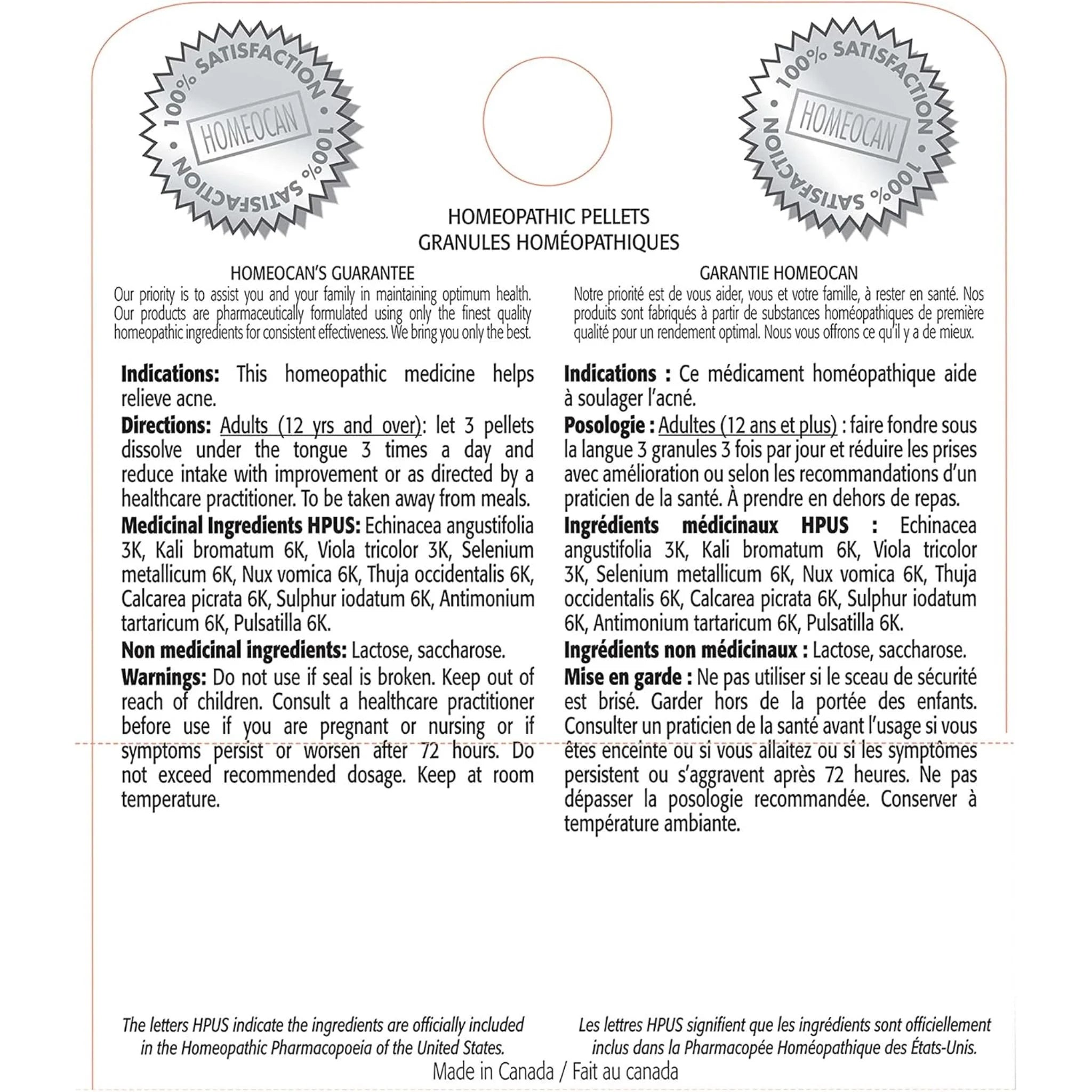 Homeocan Acne Pellets 4 g
