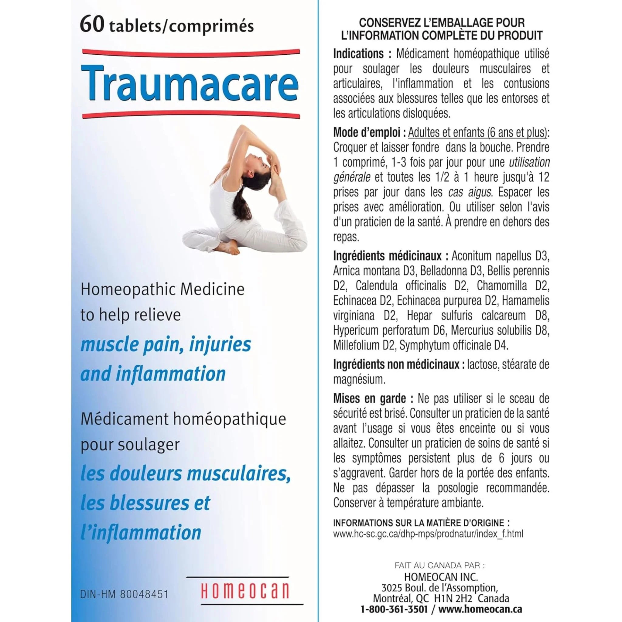 Homeocan Traumacare 60 Tablets
