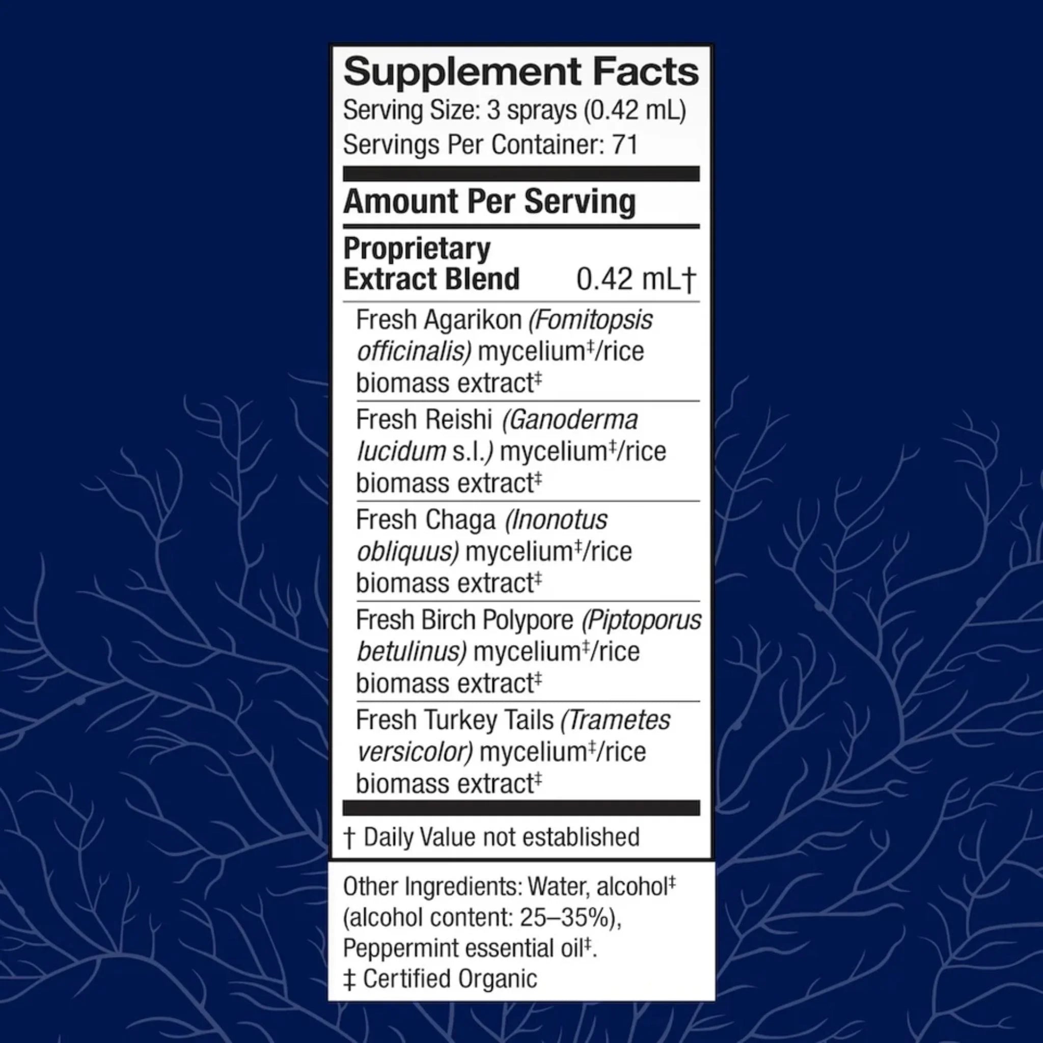 Host Defense MycoShield Spray Peppermint 30ml