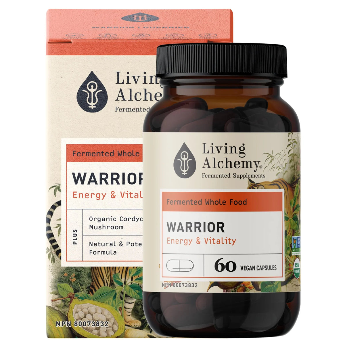 Living Alchemy Warrior- Energy and Vitality 60 Veg Capsules