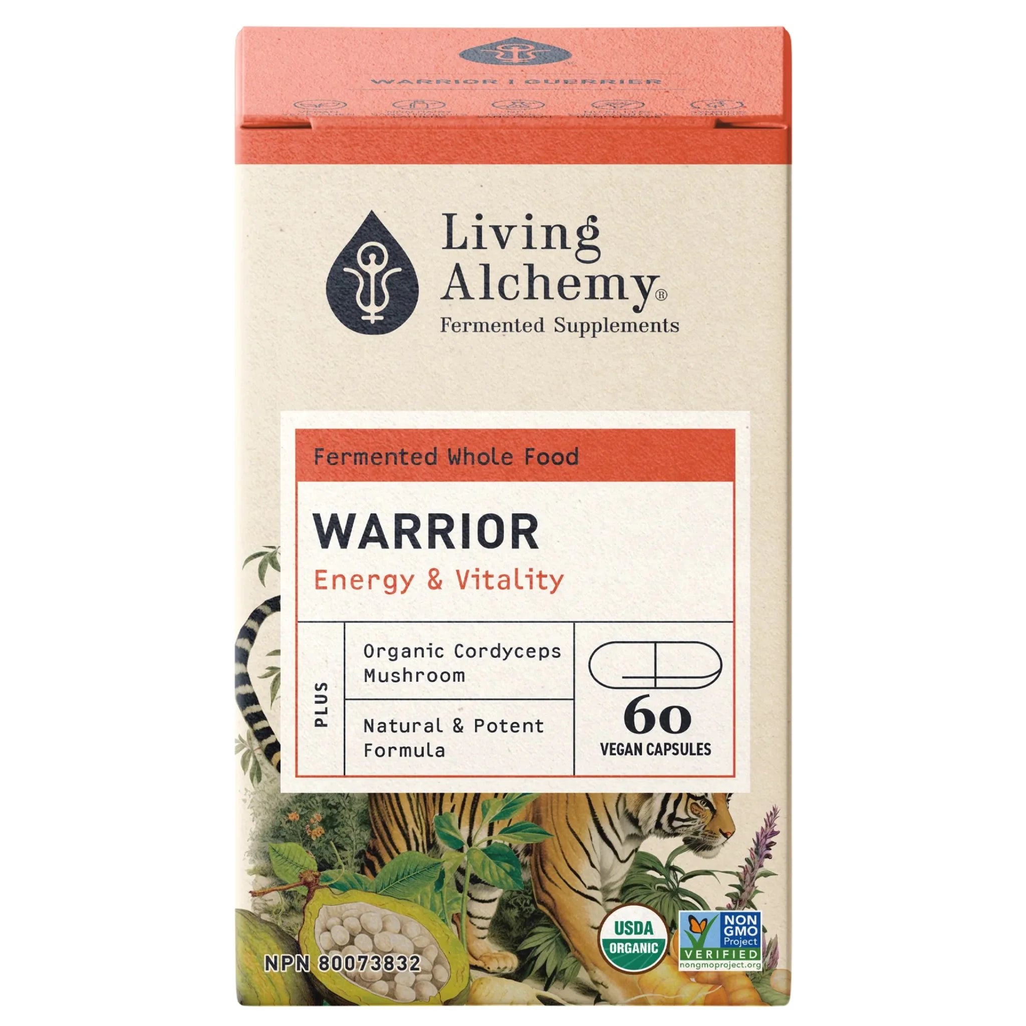 Living Alchemy Warrior- Energy and Vitality 60 Veg Capsules