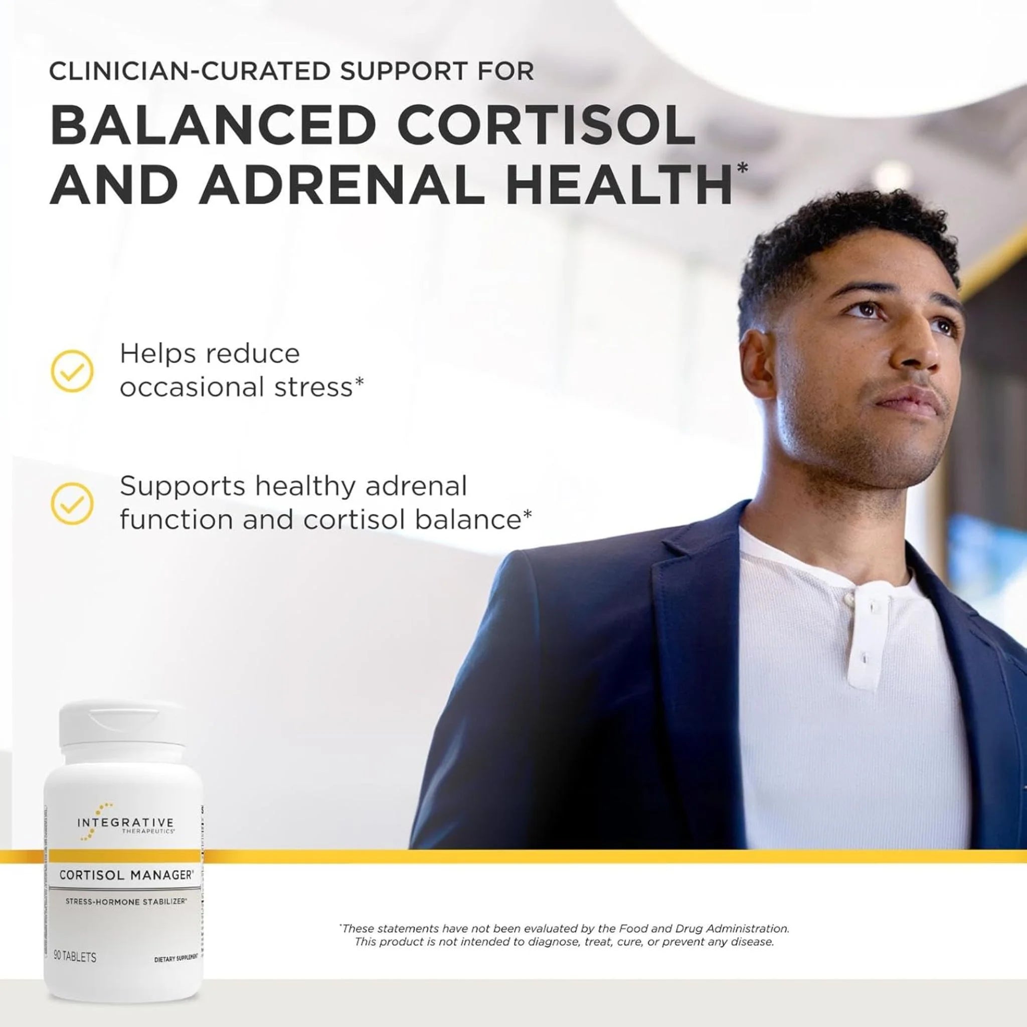 Integrative Therapeutics Cortisol Manager 90 Tablets - Nature's Source Inc