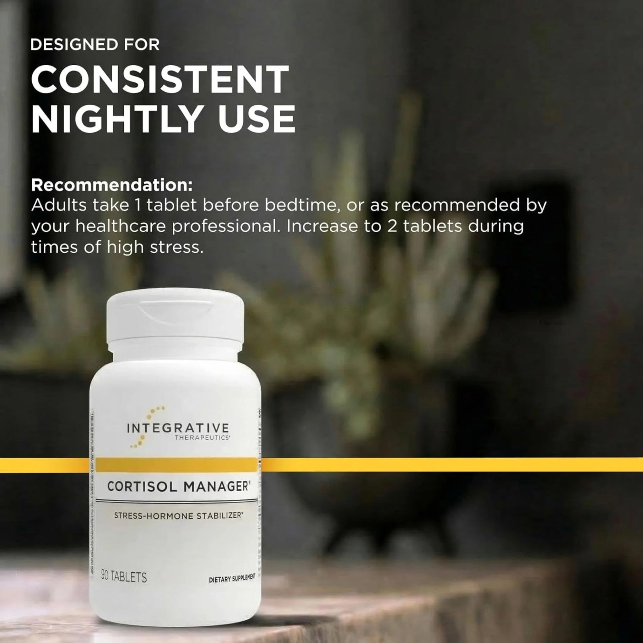 Integrative Therapeutics Cortisol Manager 90 Tablets - Nature's Source Inc