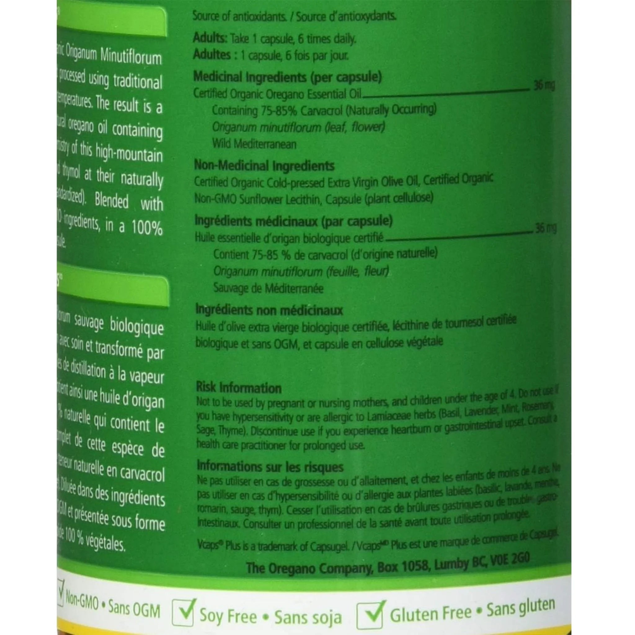 Joy of the Mountains Oil of Oregano 90 Veg-Caps