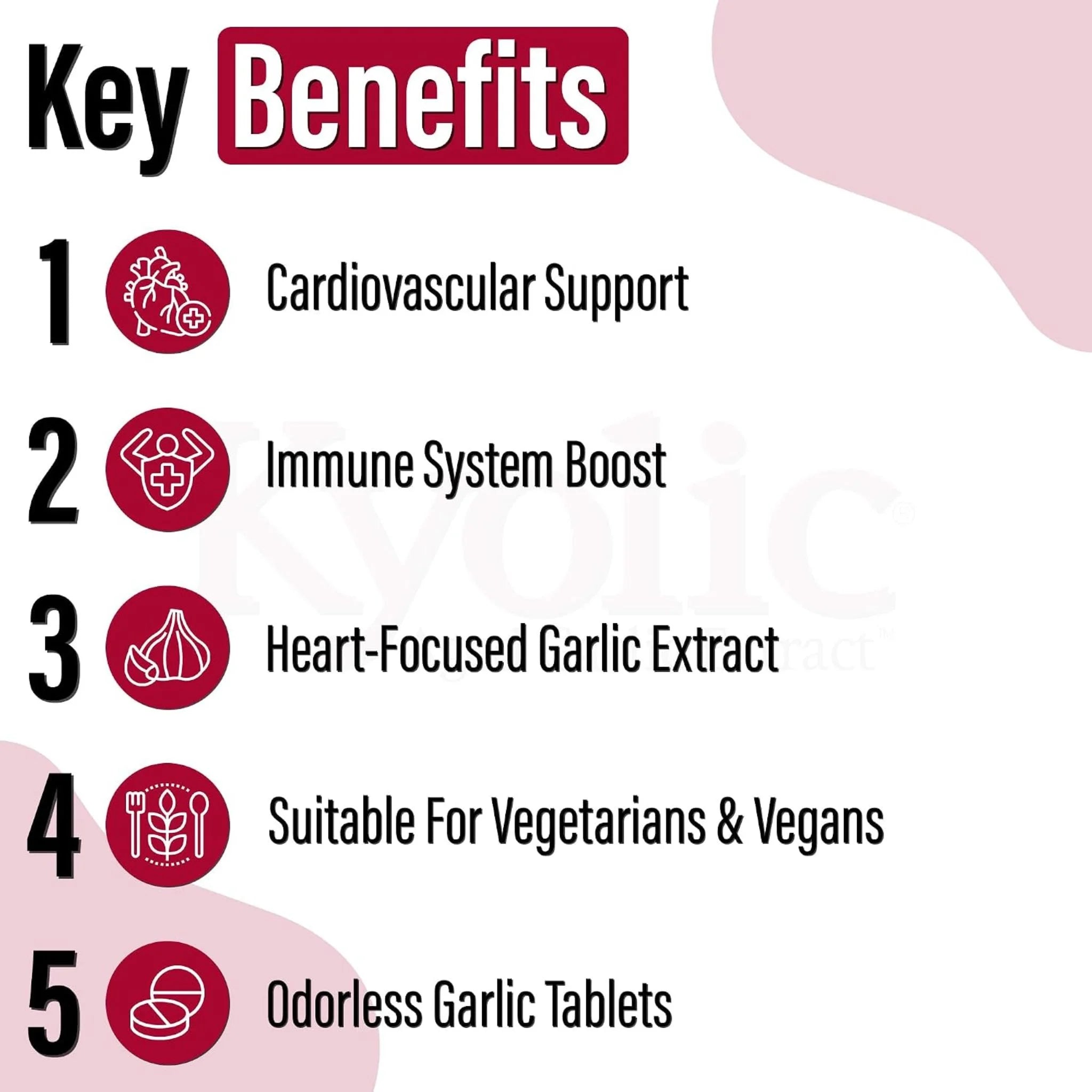 Kyolic Extra Strength 1000mg One A Day 60 Vegetable Tablets