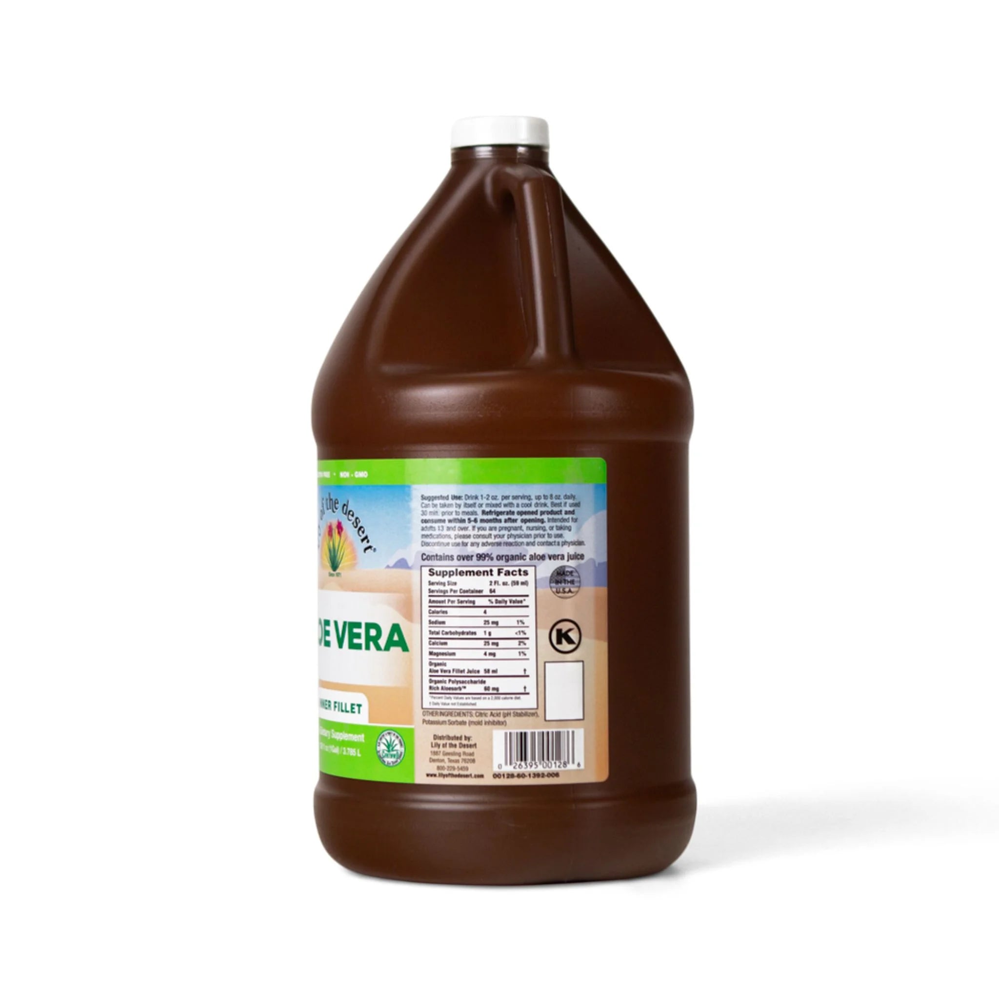 Lily of the Desert Aloe Vera Gel Inner Fillet Plastic 3.8L - Nature's Source Inc