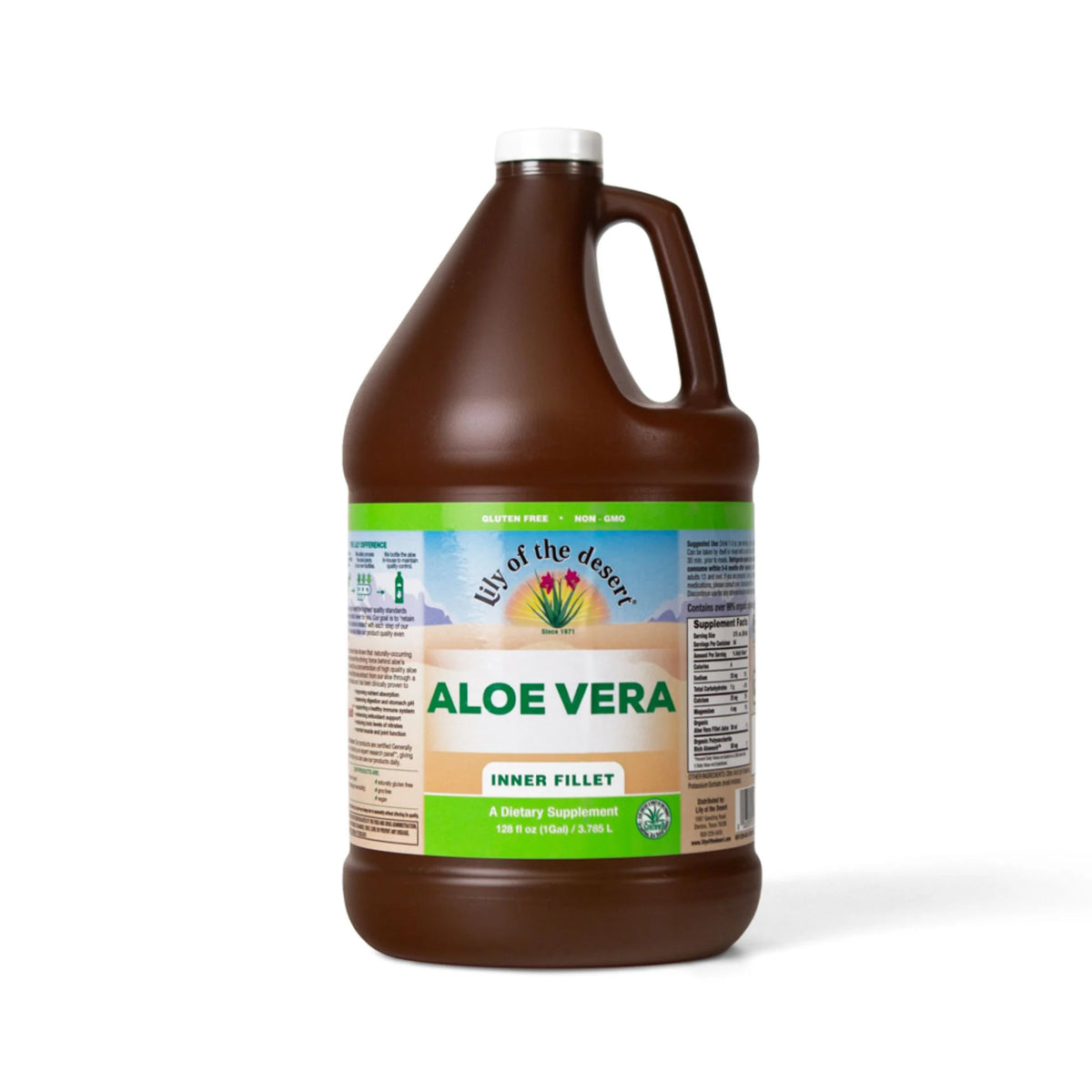 Lily of the Desert Aloe Vera Gel Inner Fillet Plastic 3.8L - Nature's Source Inc