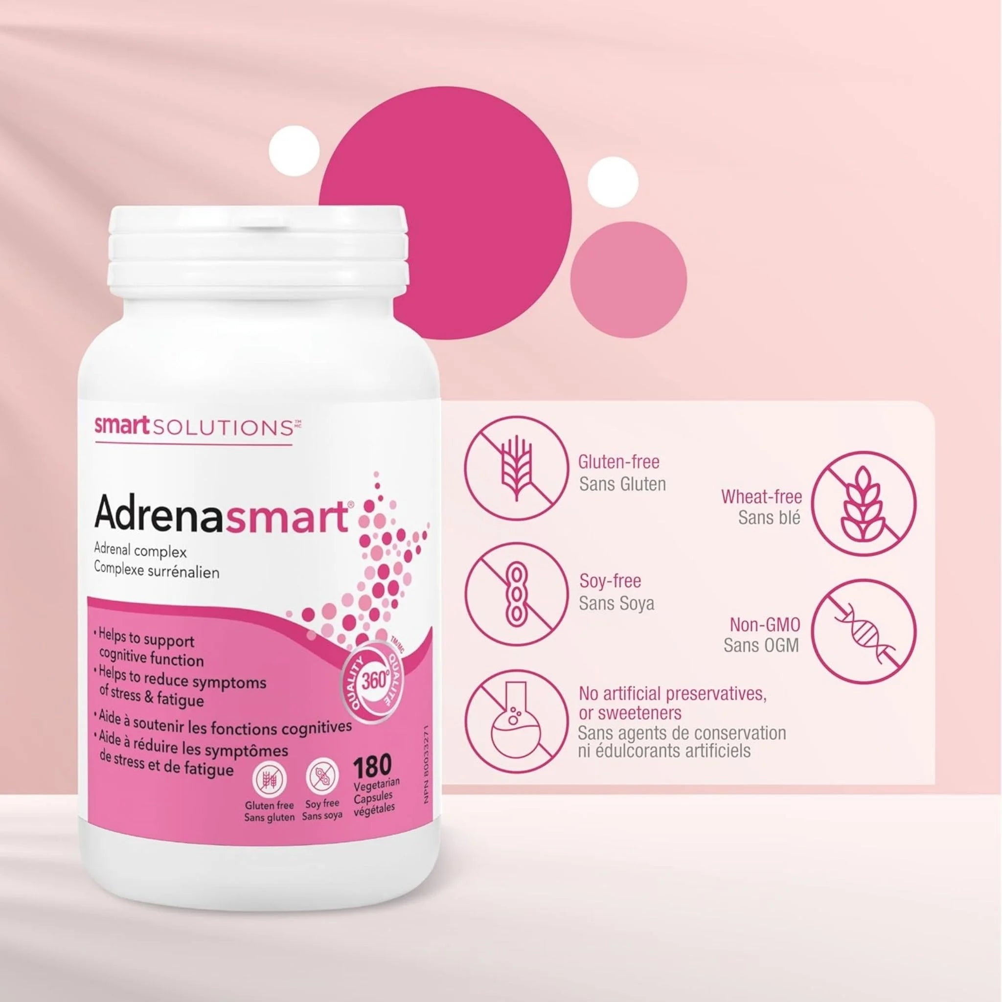 Smart Solutions - Adrenasmart 180 Veg-Caps