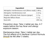 Ki Allergy & Hayfever Control Formula 30 Tablets