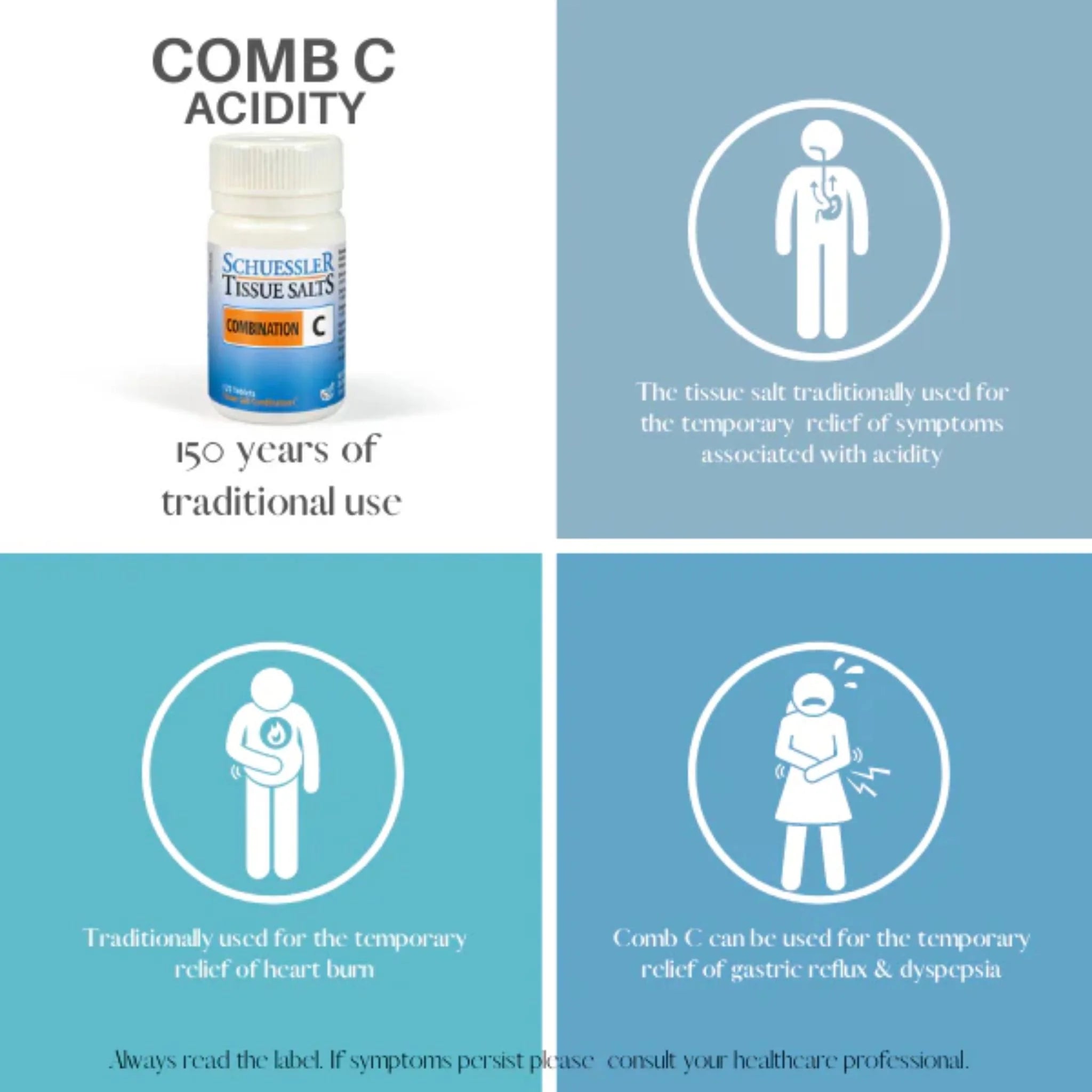 Schuessler Comb C 6X 125 Tablets - Nature's Source Inc