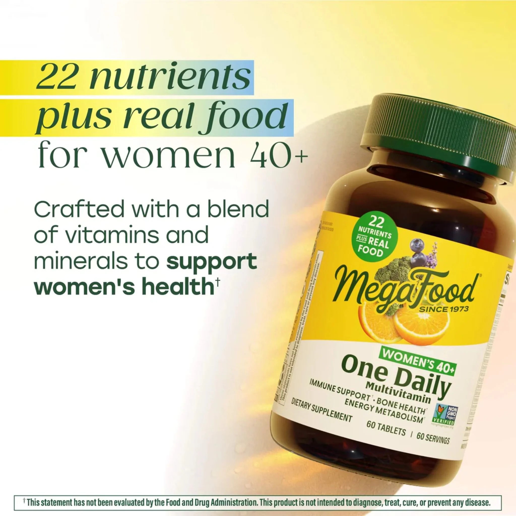 MegaFood Women's Over 40 One Daily 90 Tablets