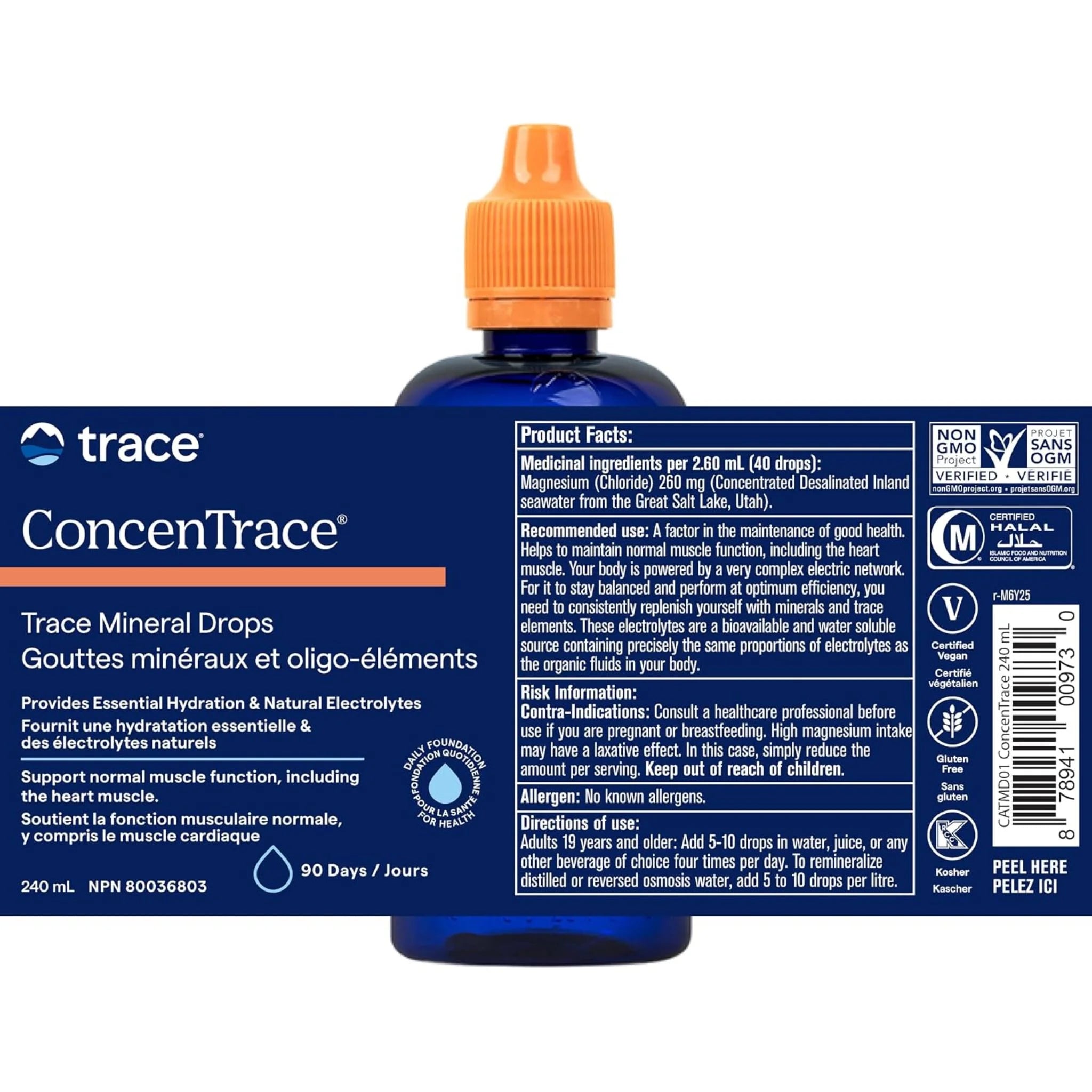 Monnol Trace Minerals Concentrace 240ml