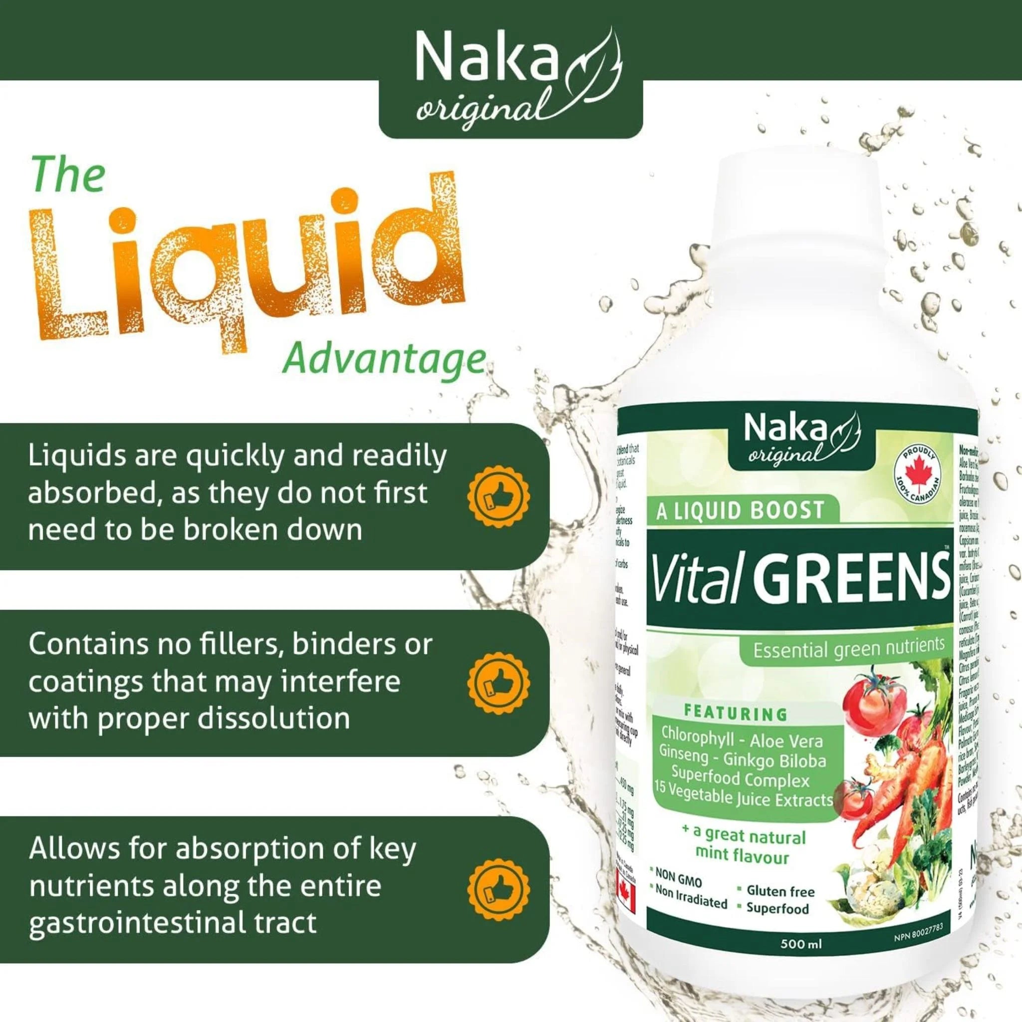 Naka Vital Greens 500ml