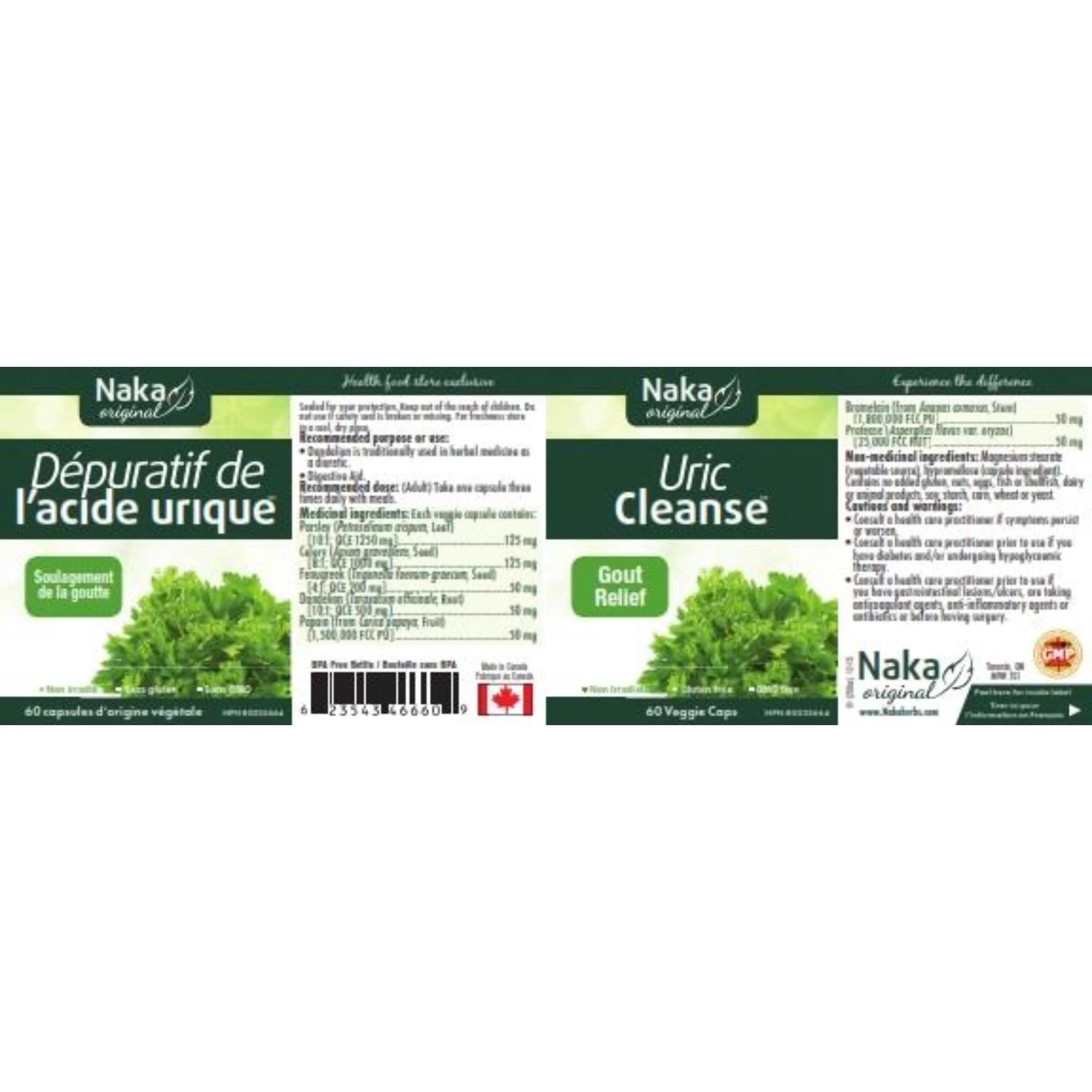 Naka Uric Cleanse (60 Veg Caps)