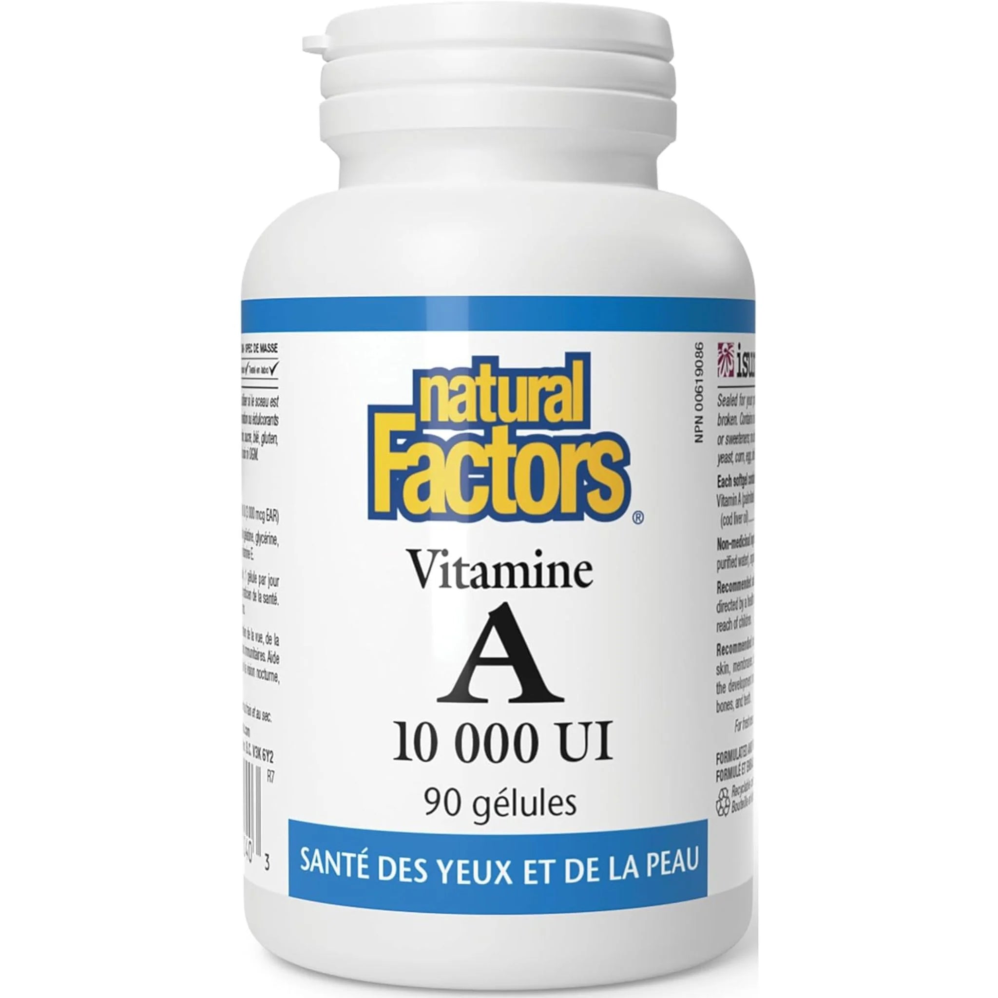 Natural Factors Vitamin A 10,000 IU, 90 Softgels