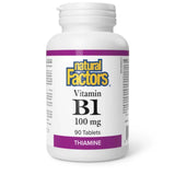 Natural Factors Vitamin B1 100 mg 90t