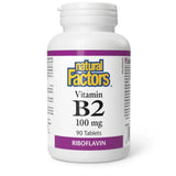 Natural Factors Vitamin B2 100 mg 90t