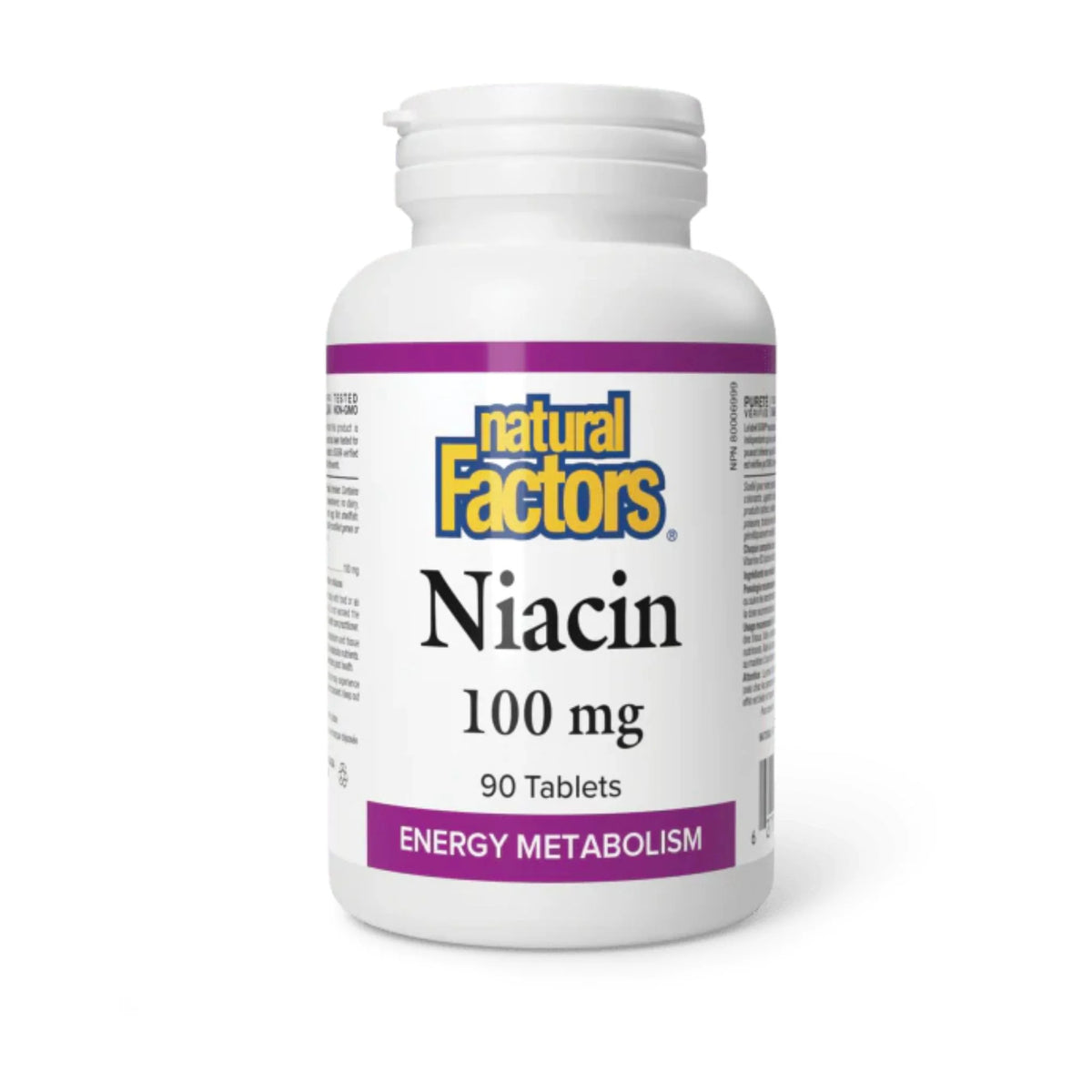Natural Factors Vitamin B3 100 mg 90t