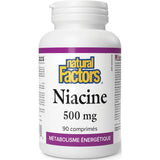 Natural Factors Niacin Vitamin B3 500mg 90 Tablets