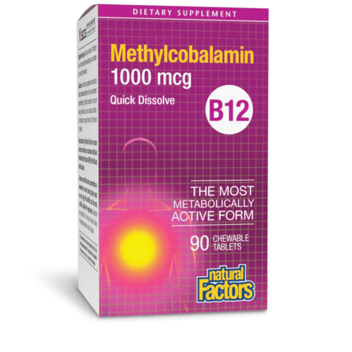 Natural Factors B12 Methylcobalamin 1000 mcg 90ct